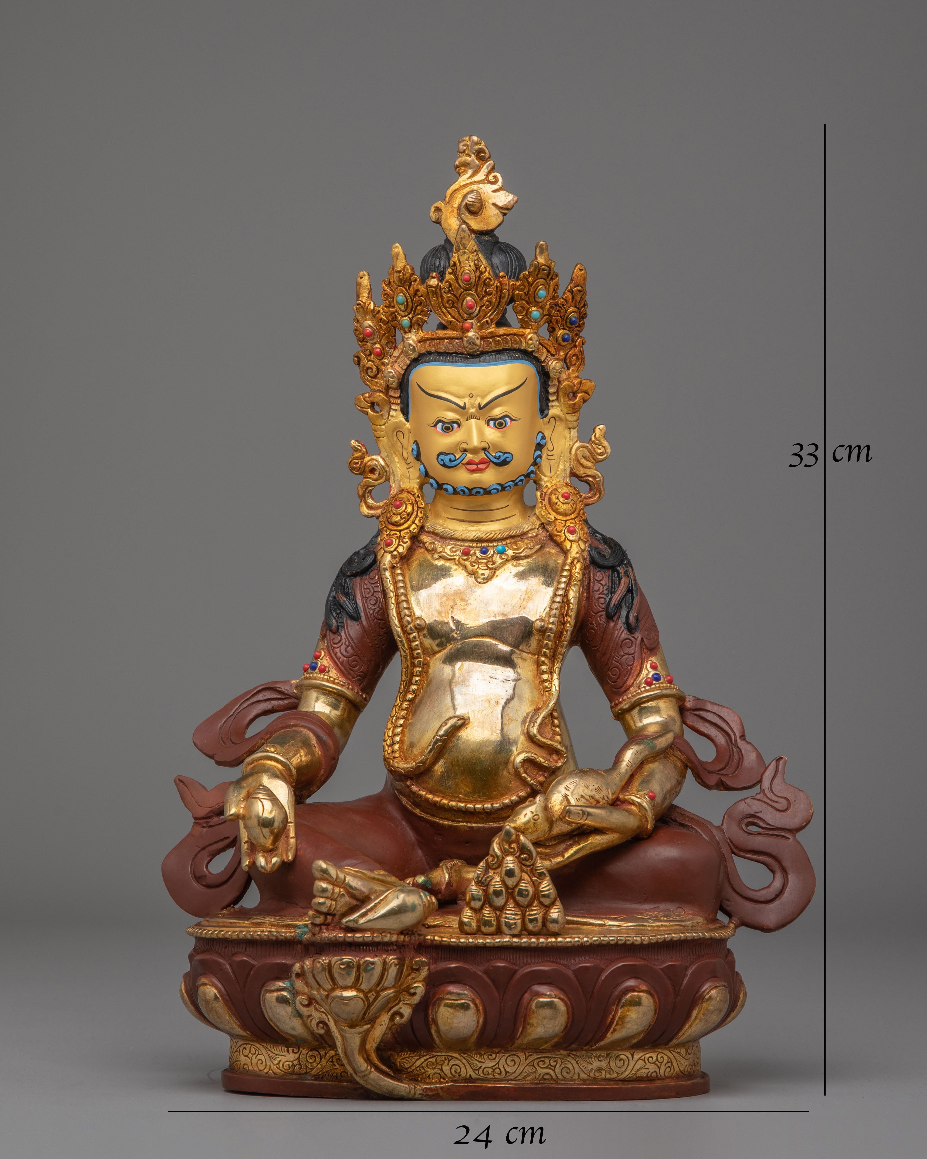 Dzambhala Buddhist Prosperity Statue | Symbol of Prosperity and Abundance
