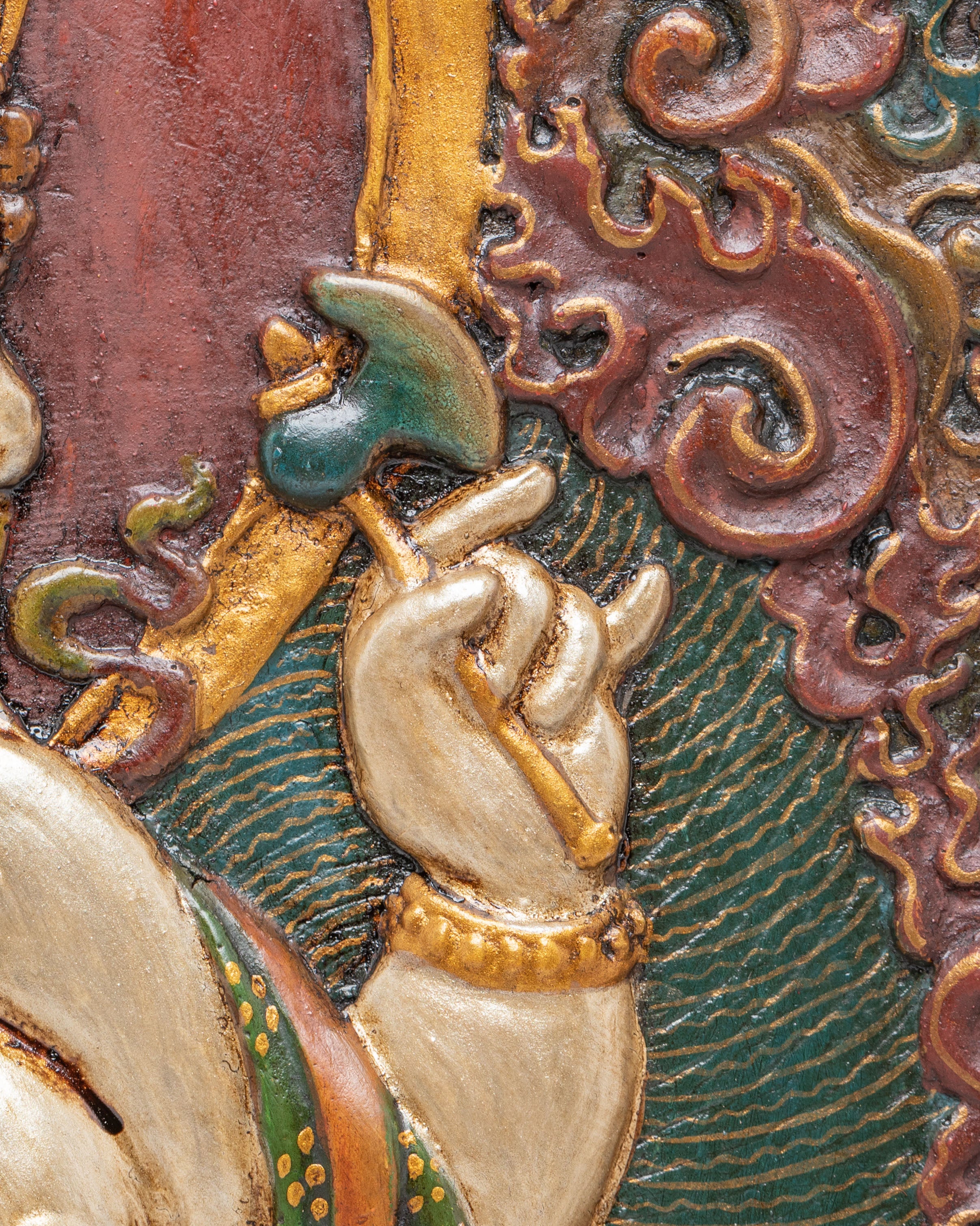 Sacred Ganesha Wall Hanging | Handcrafted Wooden Artwork