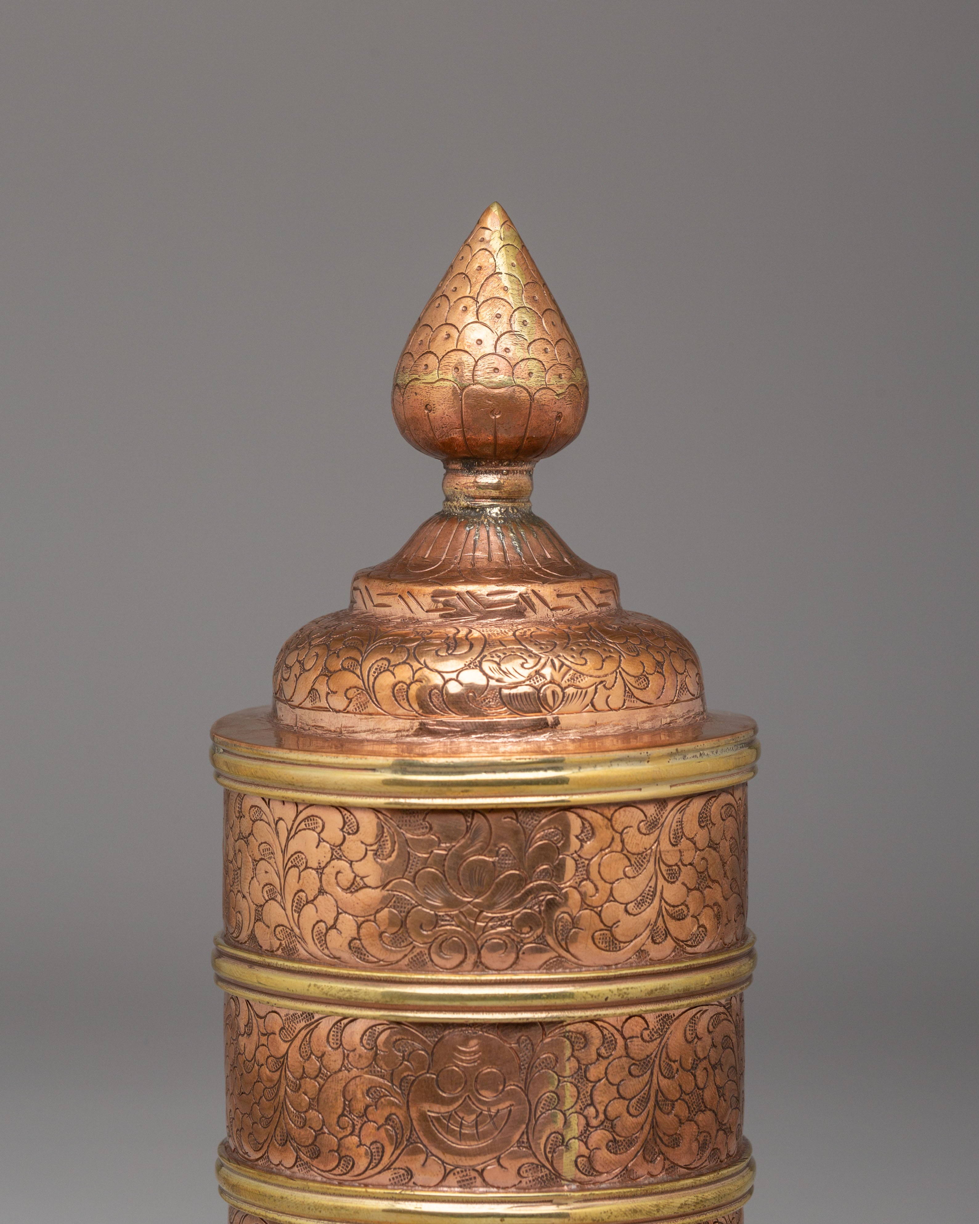 Handcrafted Altar Rice Pot | Sacred Offering Vessel for Meditation & Spiritual Practices