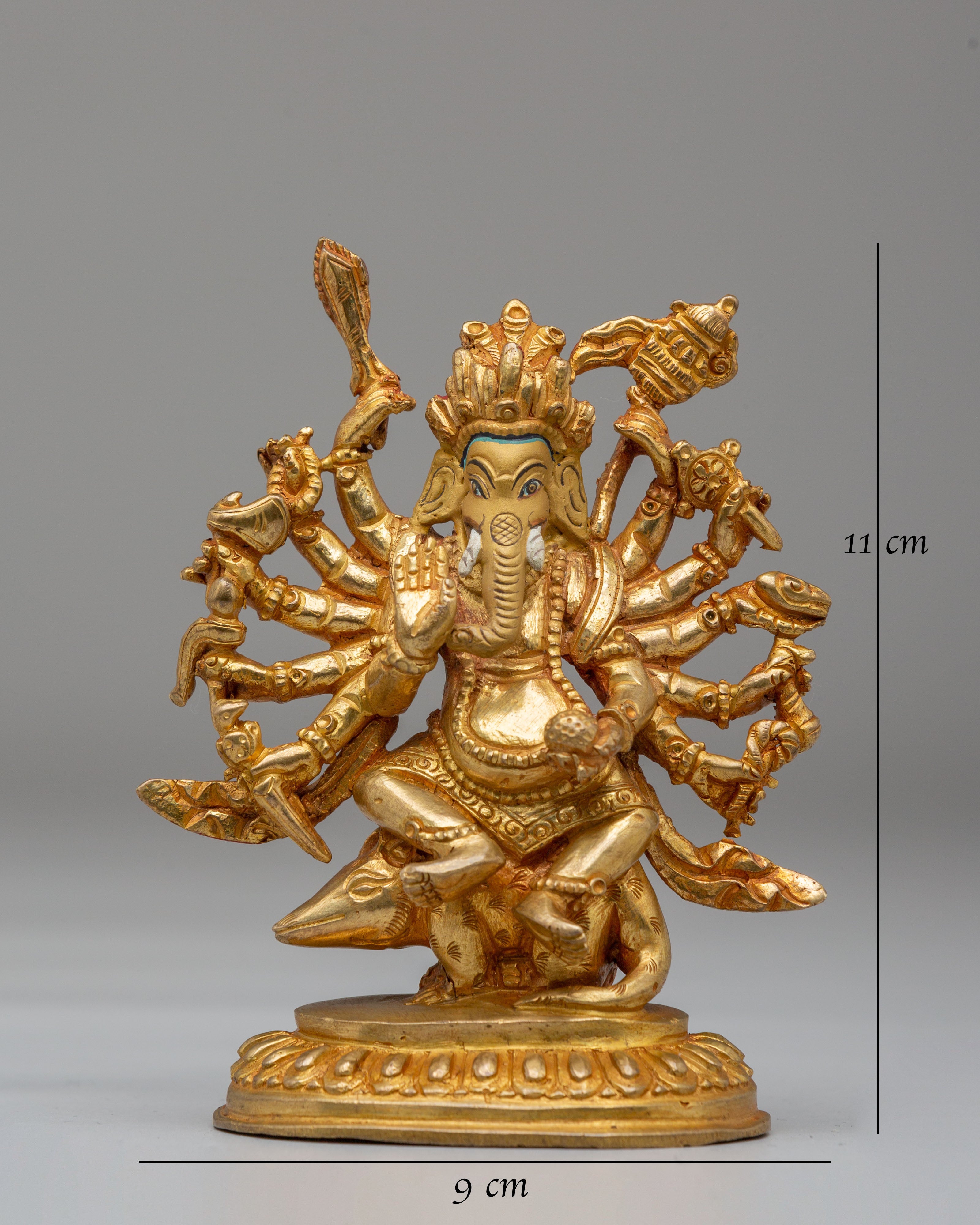 Maha Rakta Ganesha God Statue | Traditional Ganesh Statue