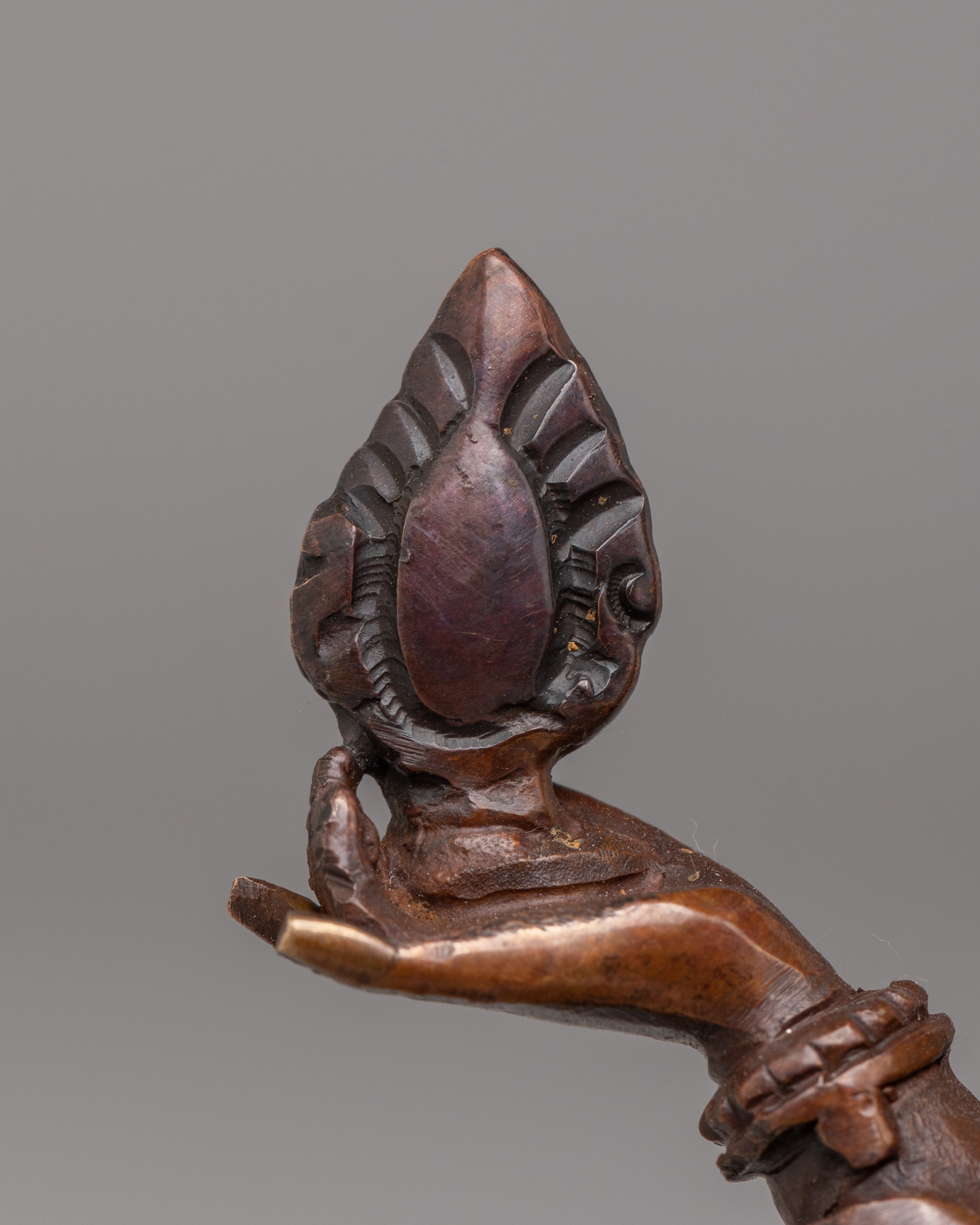 Laxmi Handcrafted Statue | Oxidized Copper Body