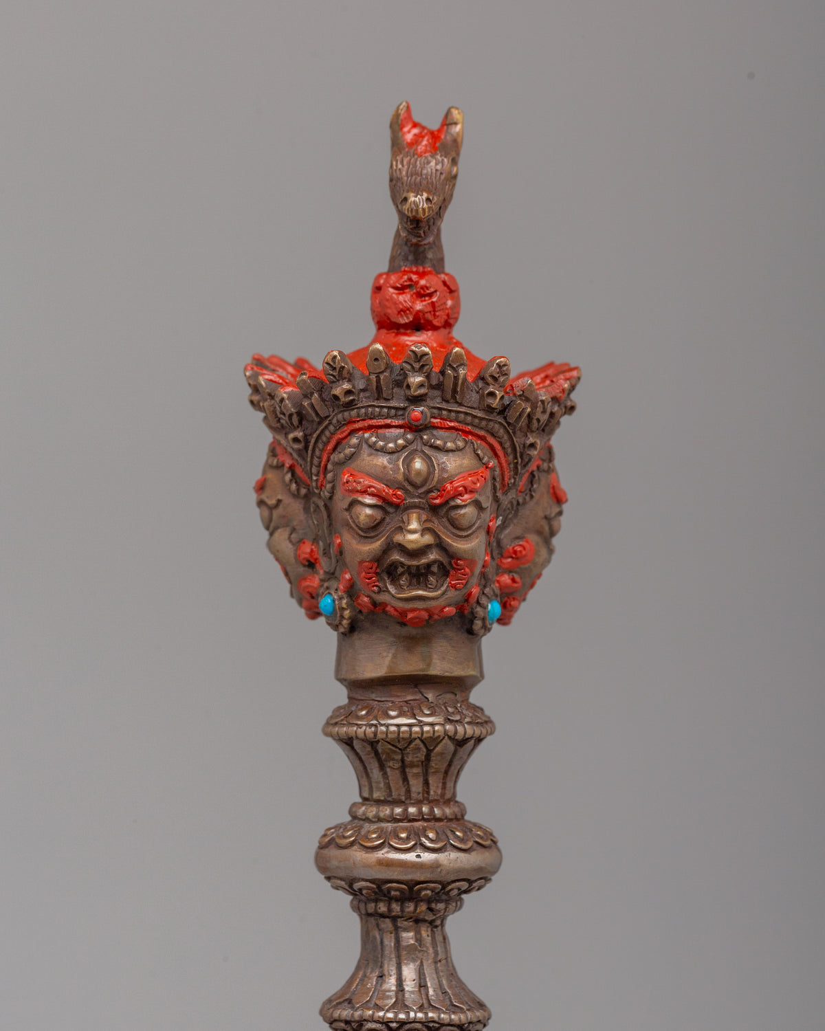 Sacred Hayagriva Phurba | Handcrafted Copper Ritual Dagger