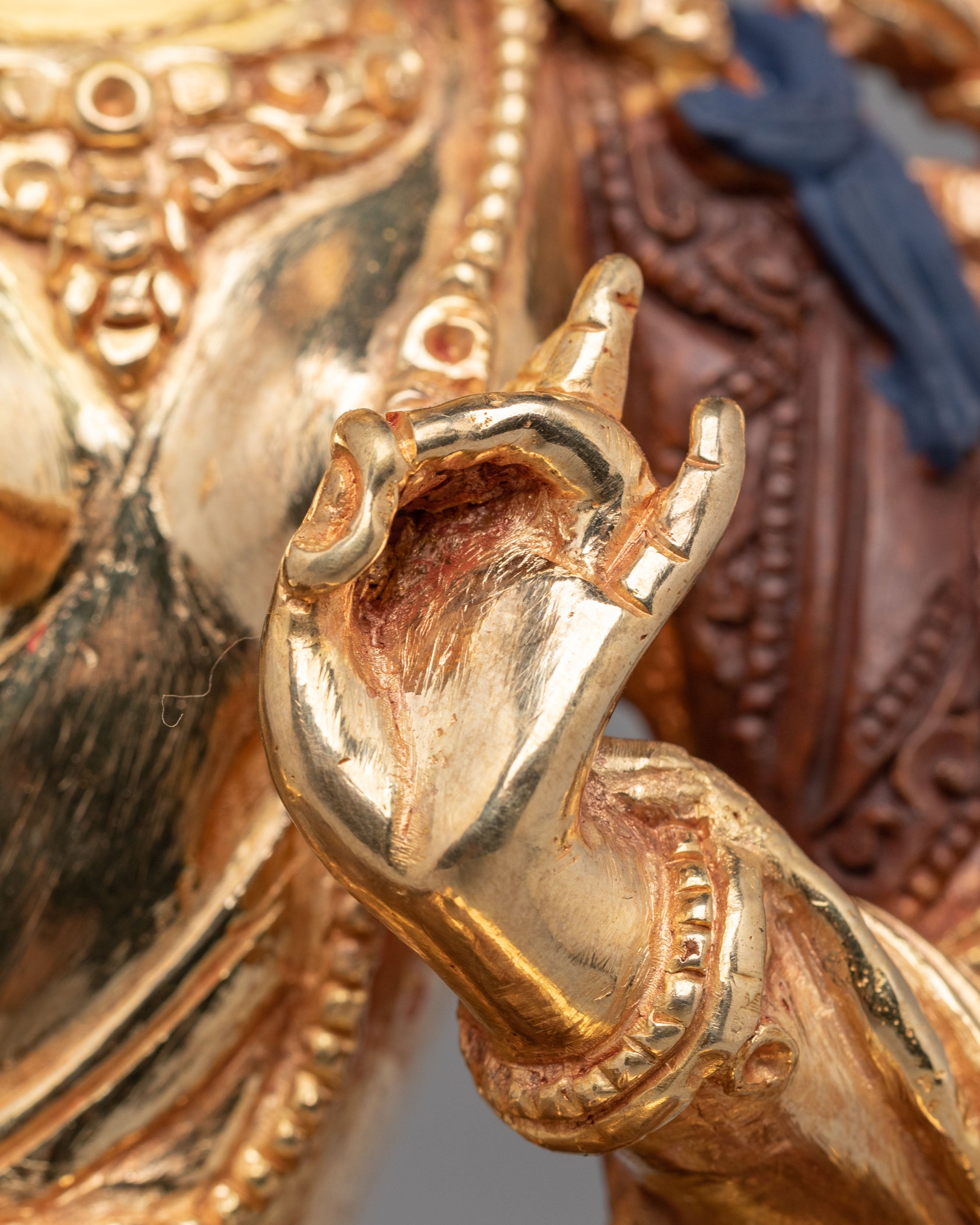 Mother of Liberation Green Tara Sculpture | 24K Gold Plated Statue