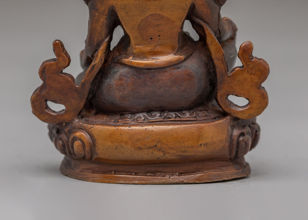 Himalayan Yellow Dzambhala Statue | Machine Made Sculpture