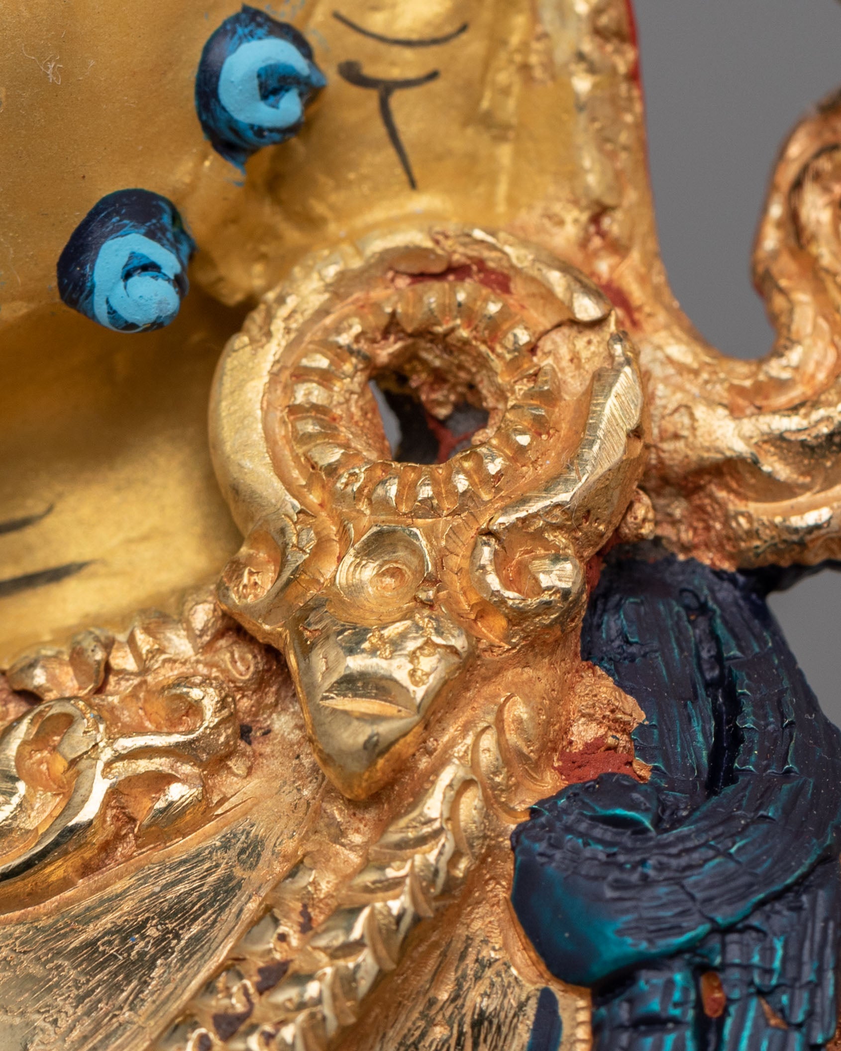 Buddhist Wealth Deity Statue | Dzambhala Figurine