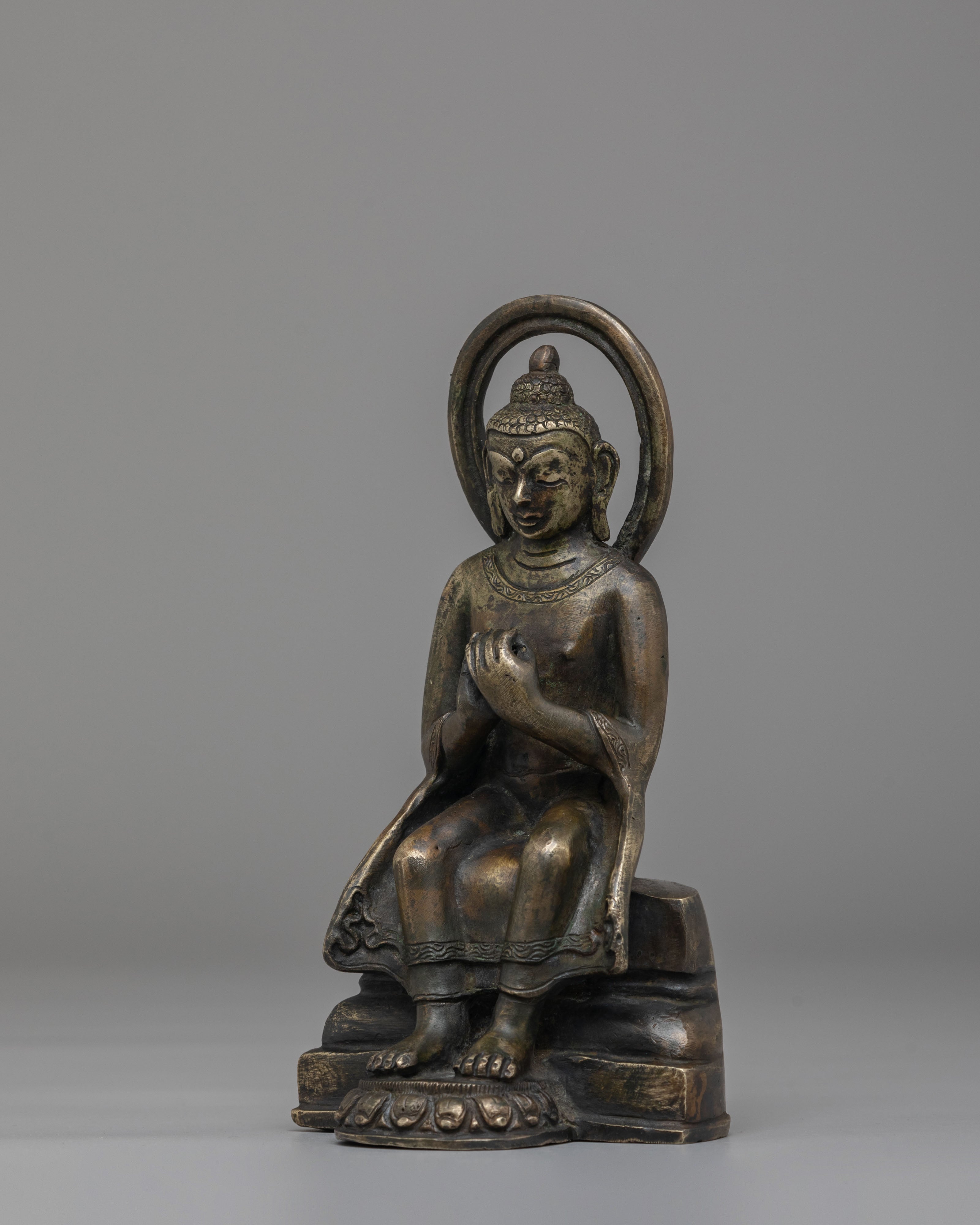 Sacred Future Buddha Statue | Maitreya Buddha Figurine for Meditation