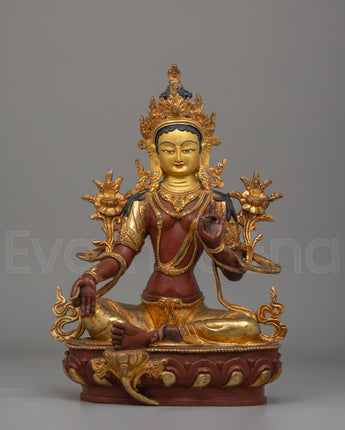 Sacred Green Tara Devotional Statue