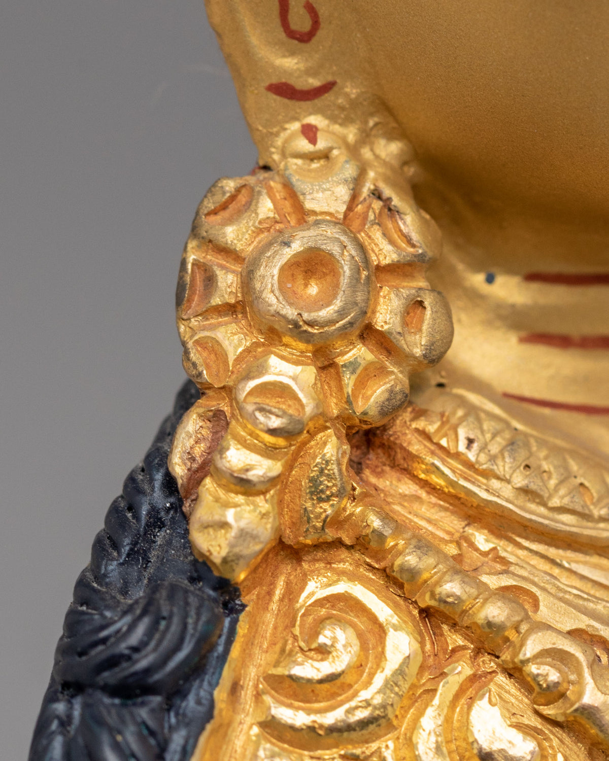 Handmade Altar Guru Rinpoche Statue | Tibetan Padmasambhava Art