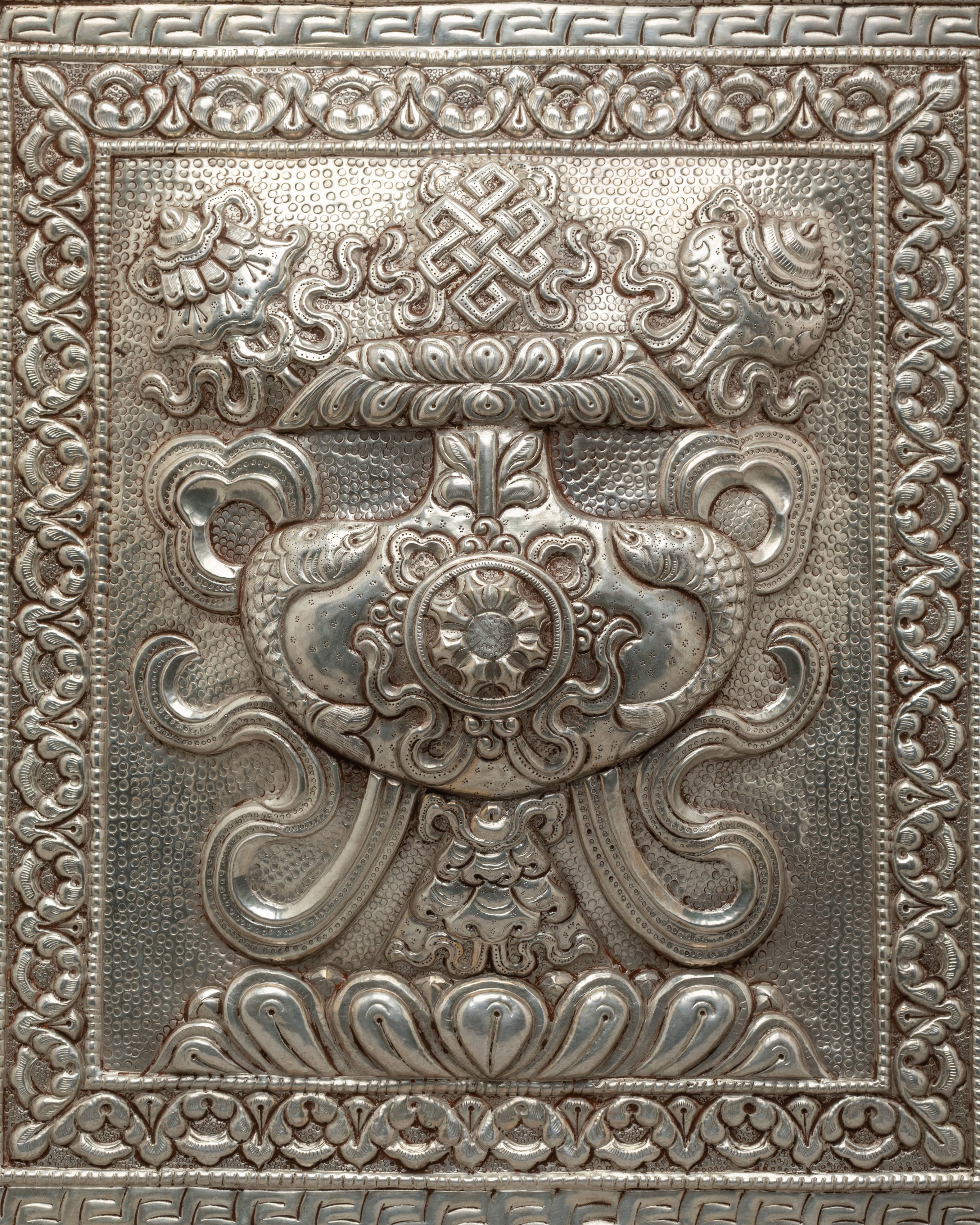 Astamangala Wall Hanging | Eight Auspicious Symbols Tibetan Art