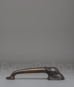 Elephant-Door-Handle | Handcrafted Bronze Elephant Head Door Handle
