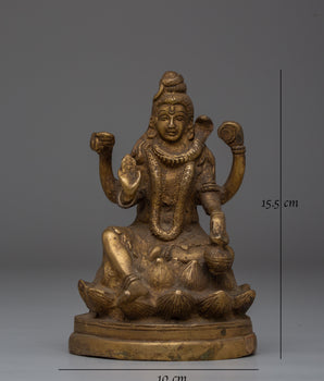 Statue of Lord Shiva Representation of Hindu Deity