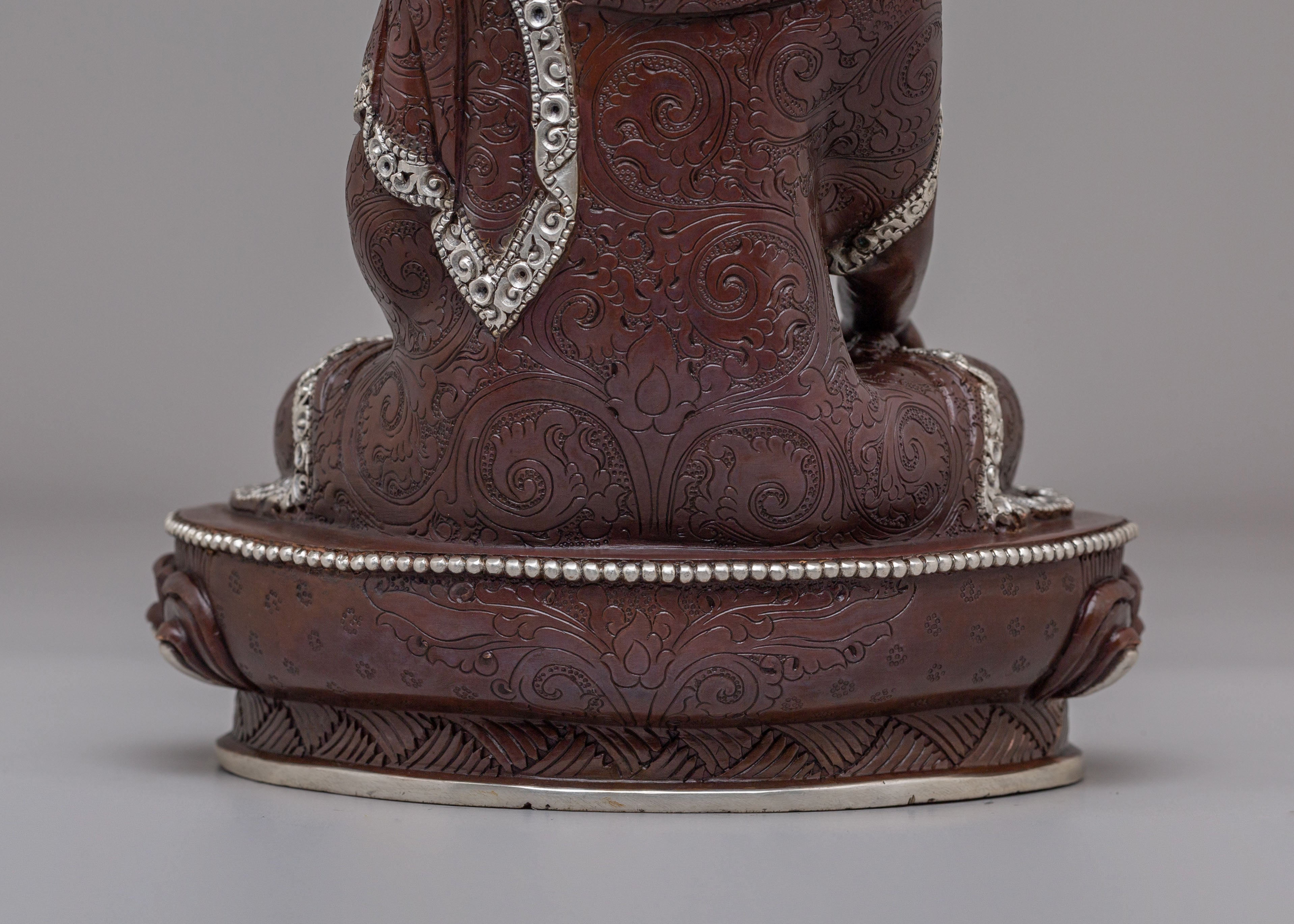 Dharma Guru Shakyamuni Buddha Statue | Tibetan Meditation Sculpture
