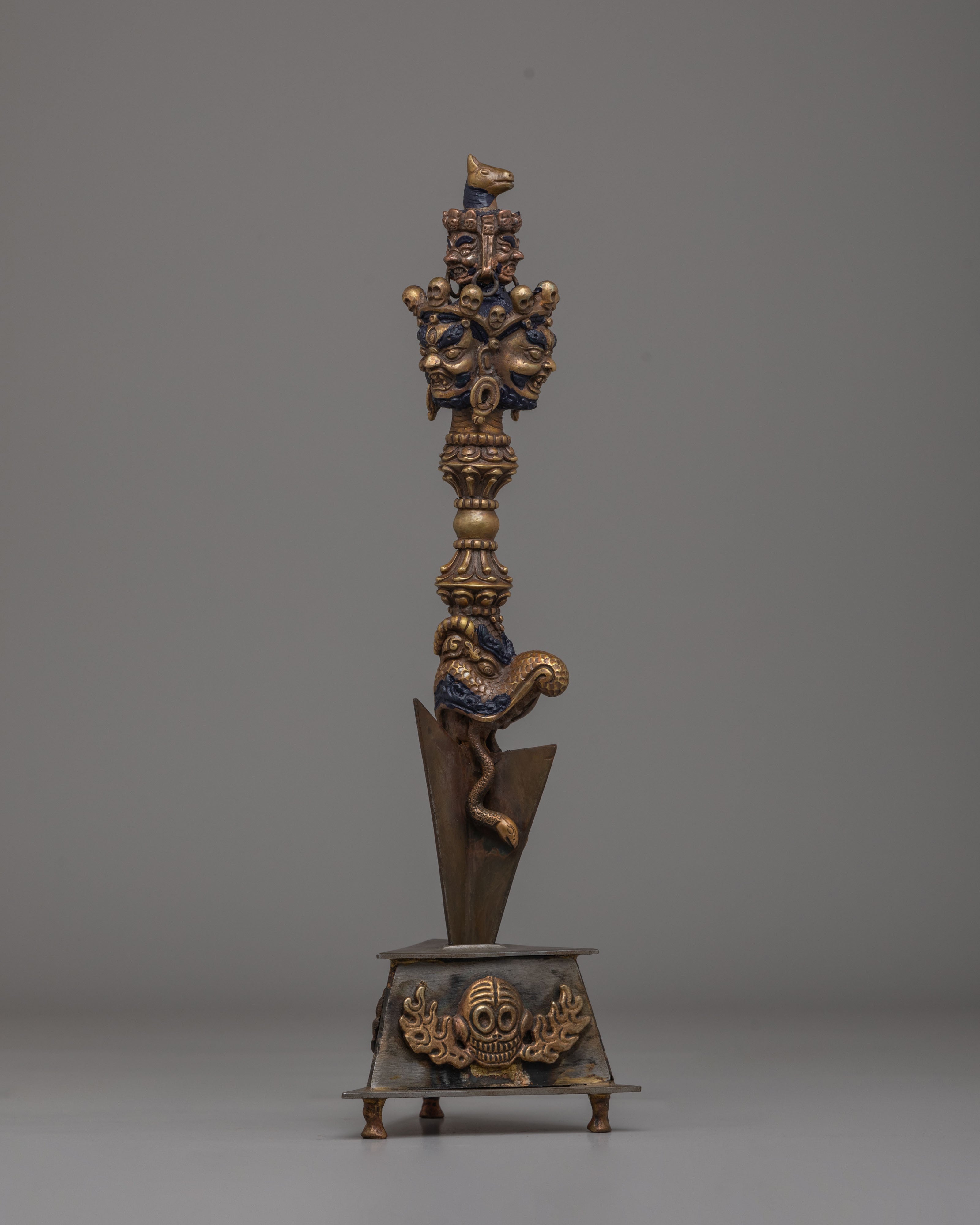 Sacred Buddhist Ritual Phurba | Traditional Himalayan Artifact