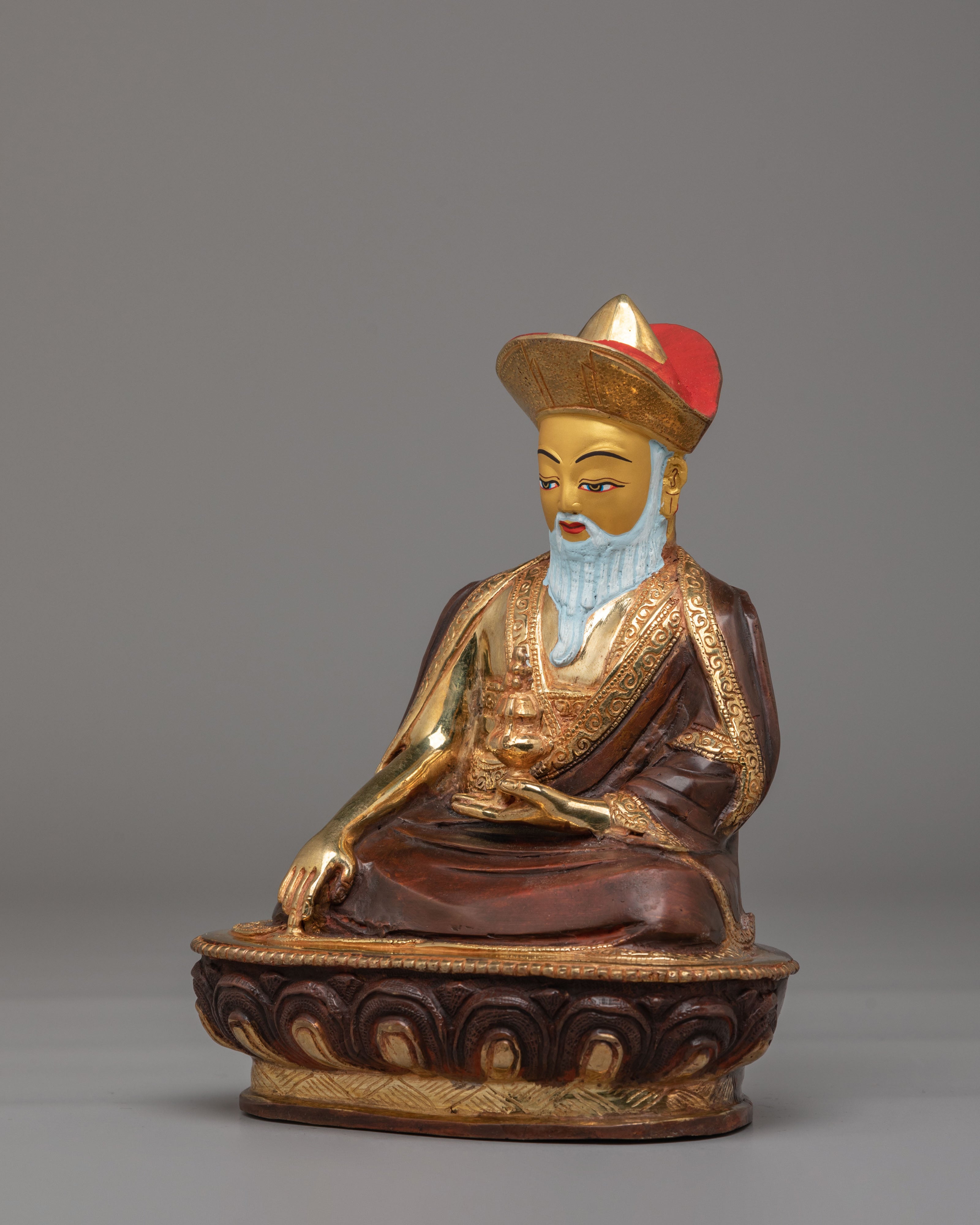Sacred Traditional Guru Shapdum Statue | A Symbol of Spiritual Wisdom