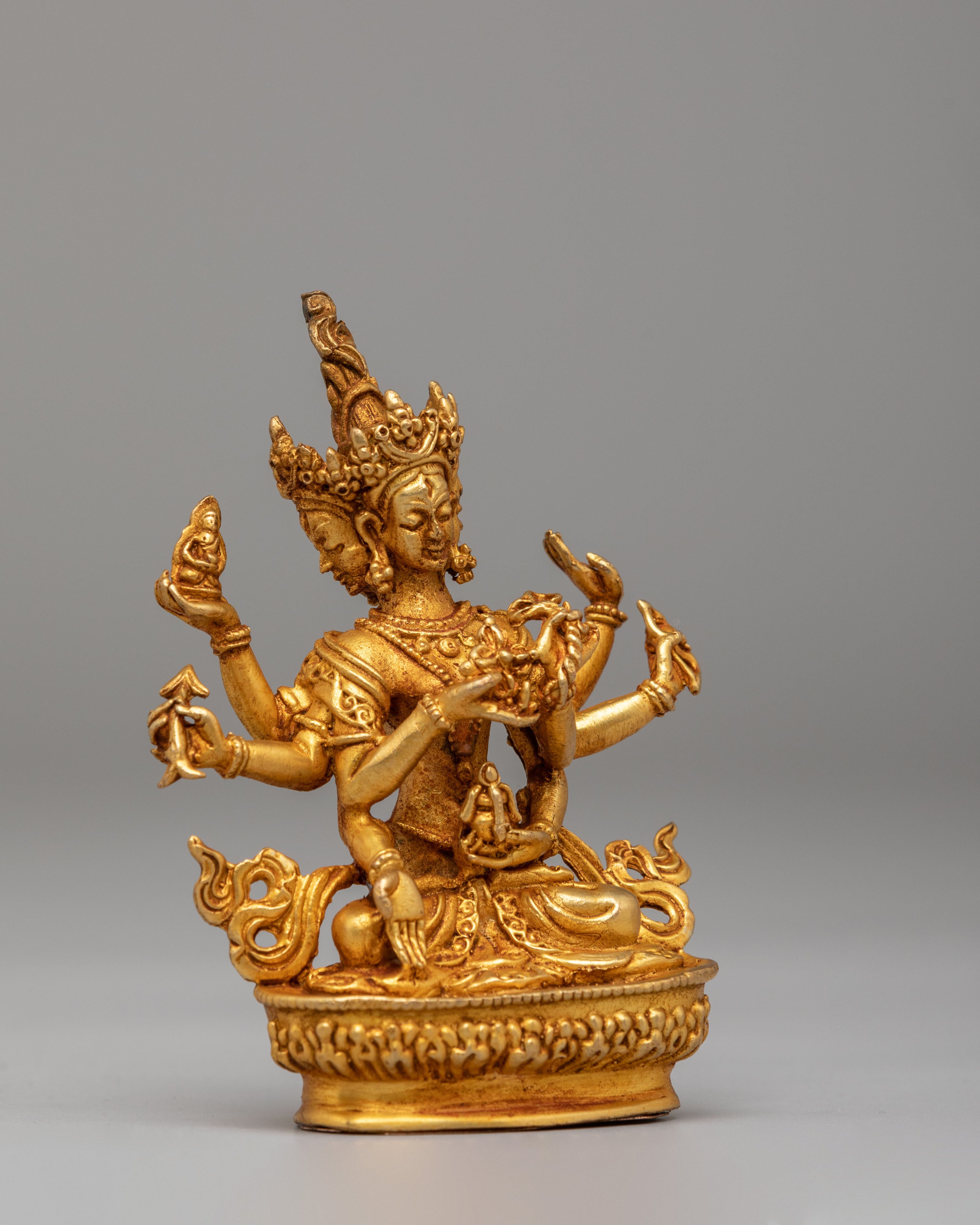 Buddhist Protective Goddess Namgyalma Statue | Buddhist Deity Figurine