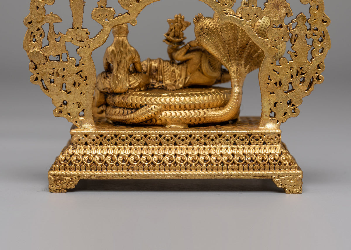 Traditional Bishnu Statue | Handcrafted Himalayan Artwork