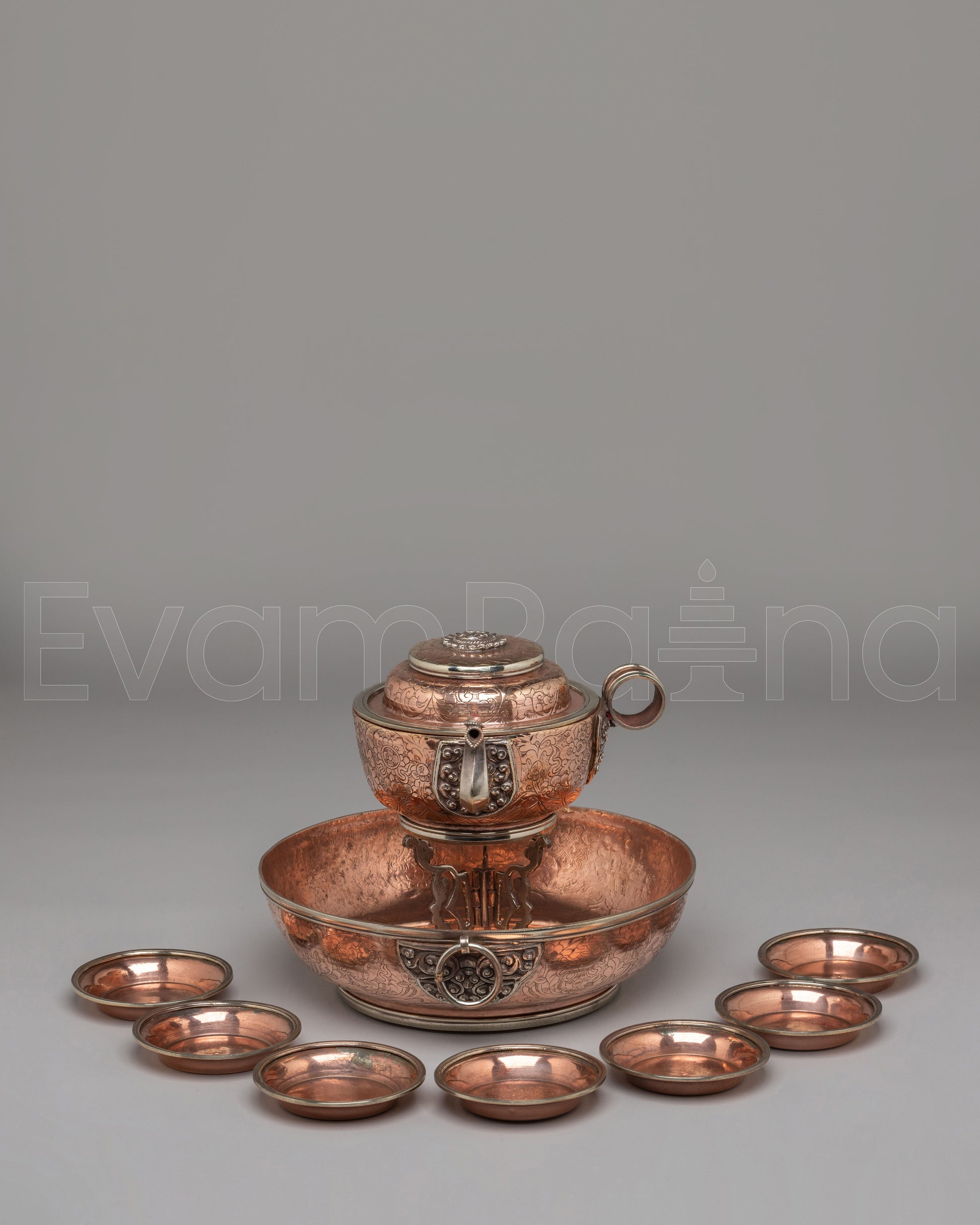 Tibetan Water Offering Set for Ritual