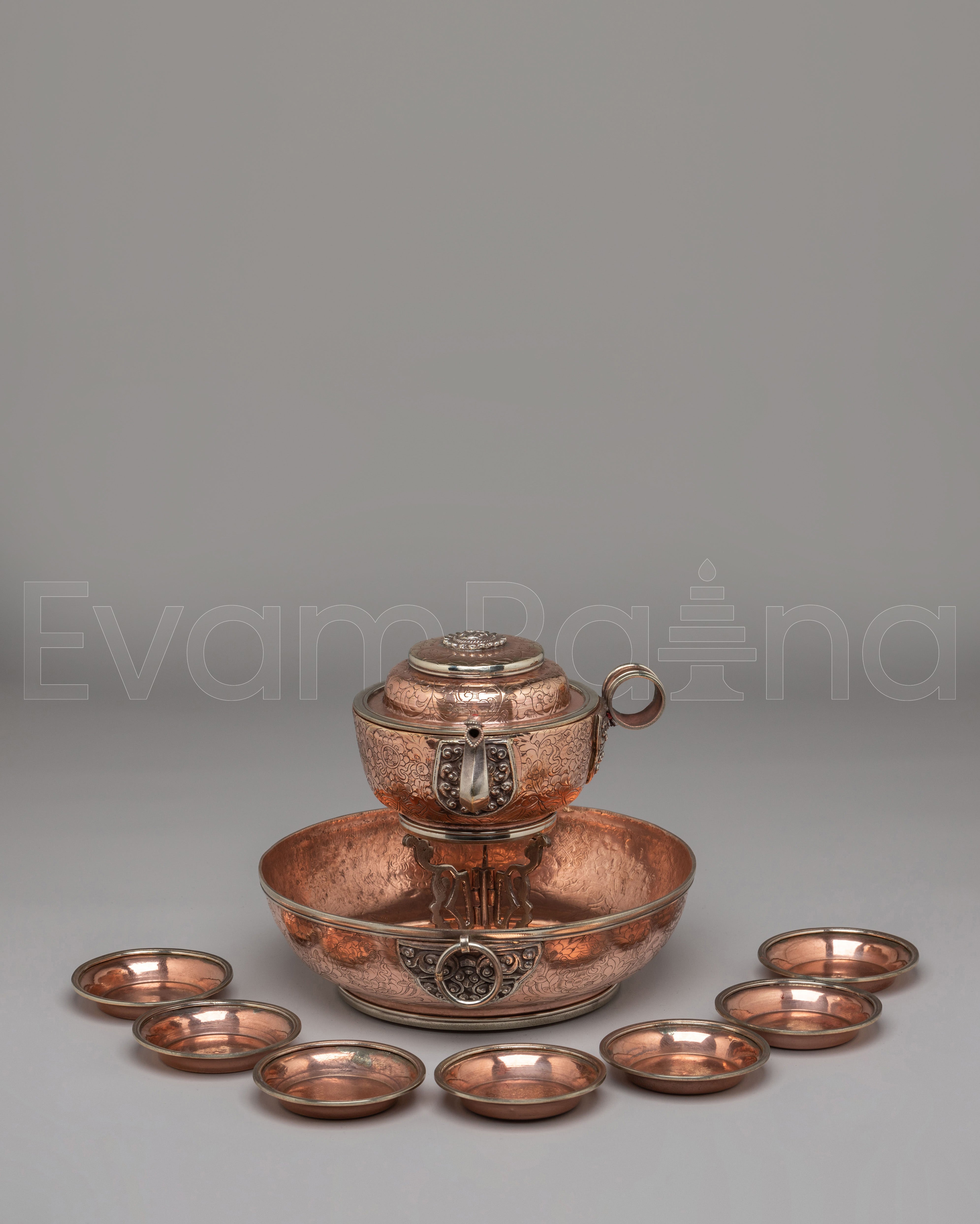 Tibetan Water Offering Set for Ritual