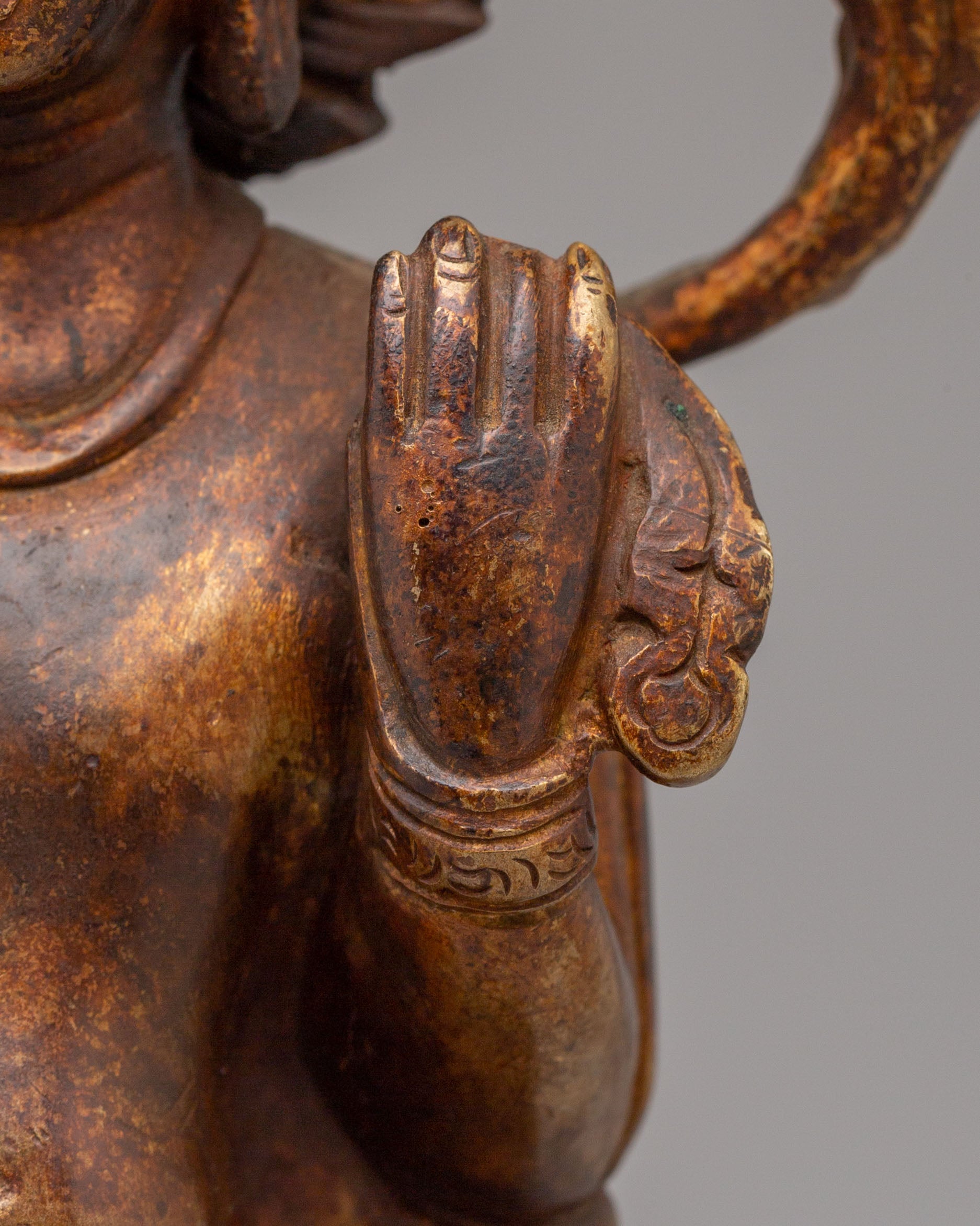 Tibetan Altar Dipankara Buddha Statue | Handcrafted Art