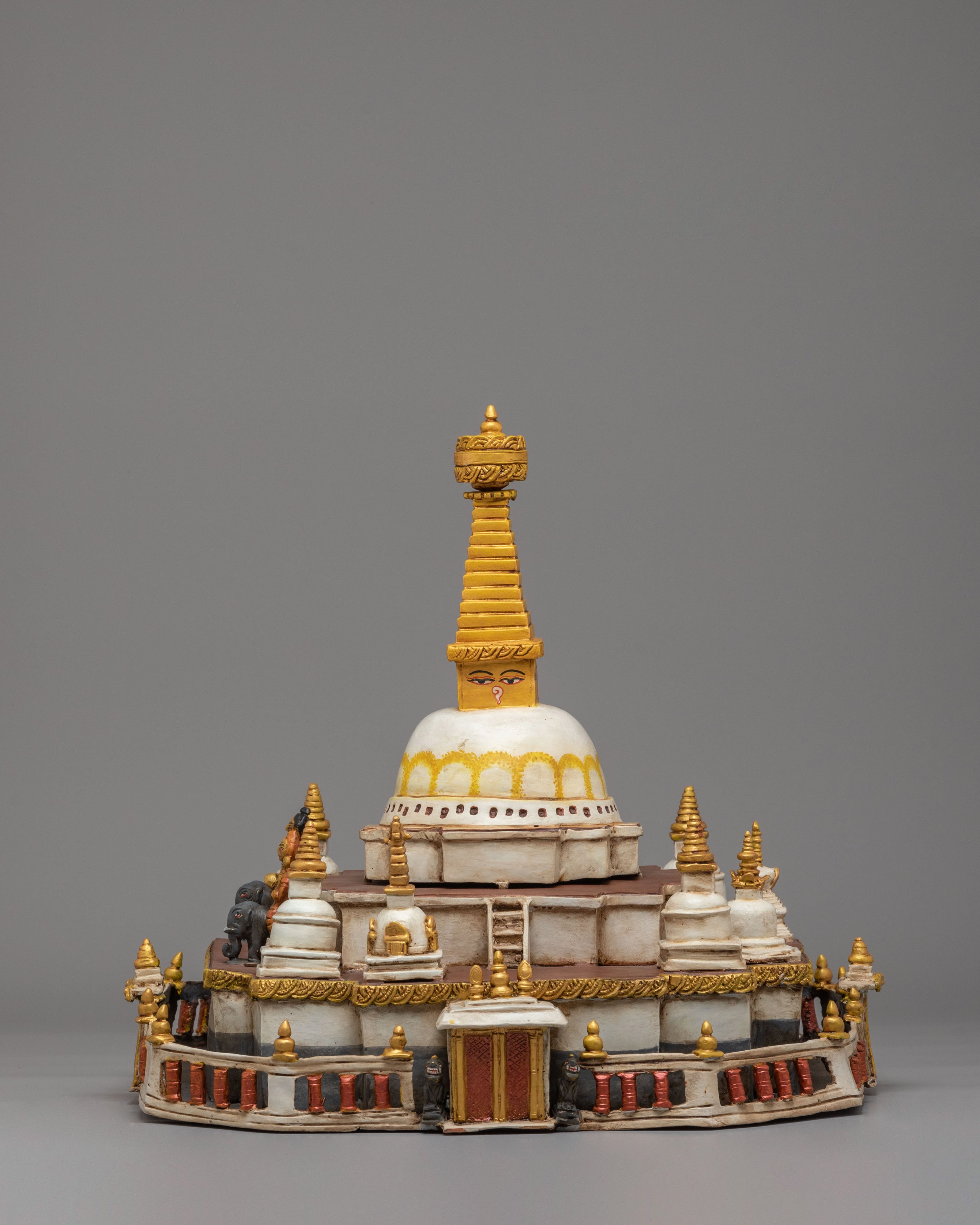 Handcrafted Himalayan Stupa Sculpture | Sacred Buddhist Art for Meditation