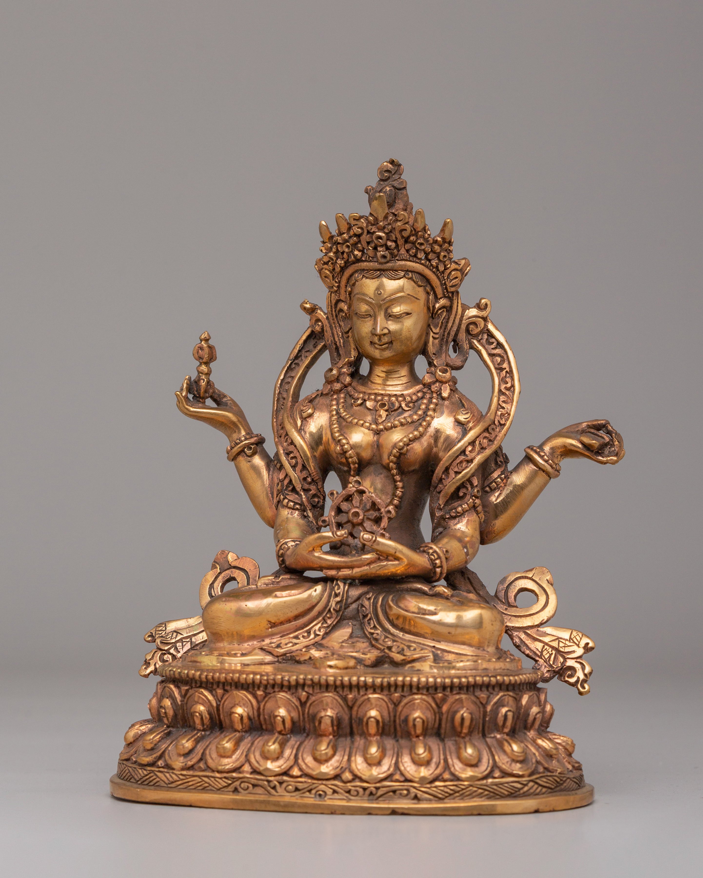 Sacred Buddhist Prajnaparamita Deity Statue | Bodhisattva of Wisdom