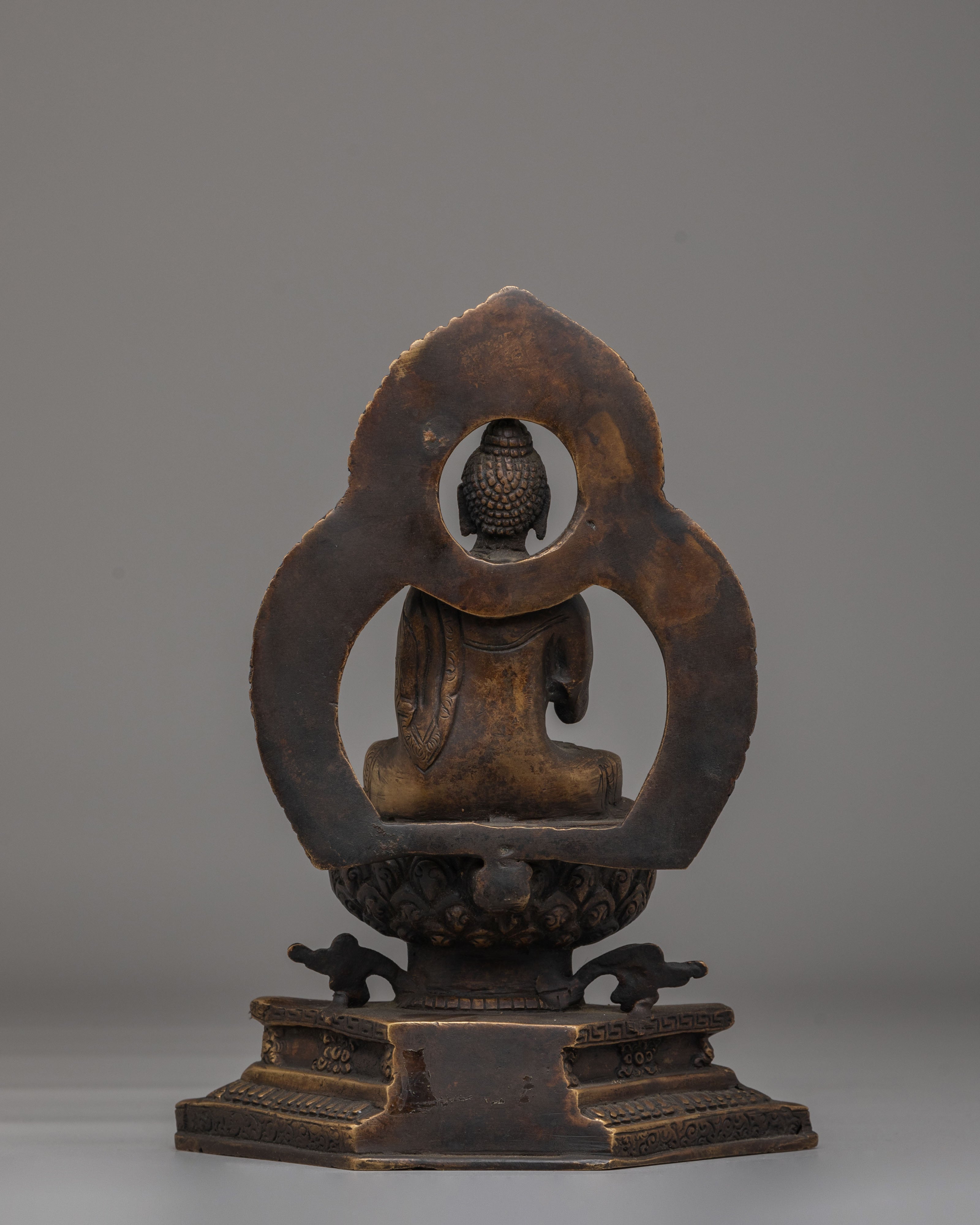 Amogasiddhi Buddha Meditation Statue | A Symbol of Fearlessness & Spiritual Strength