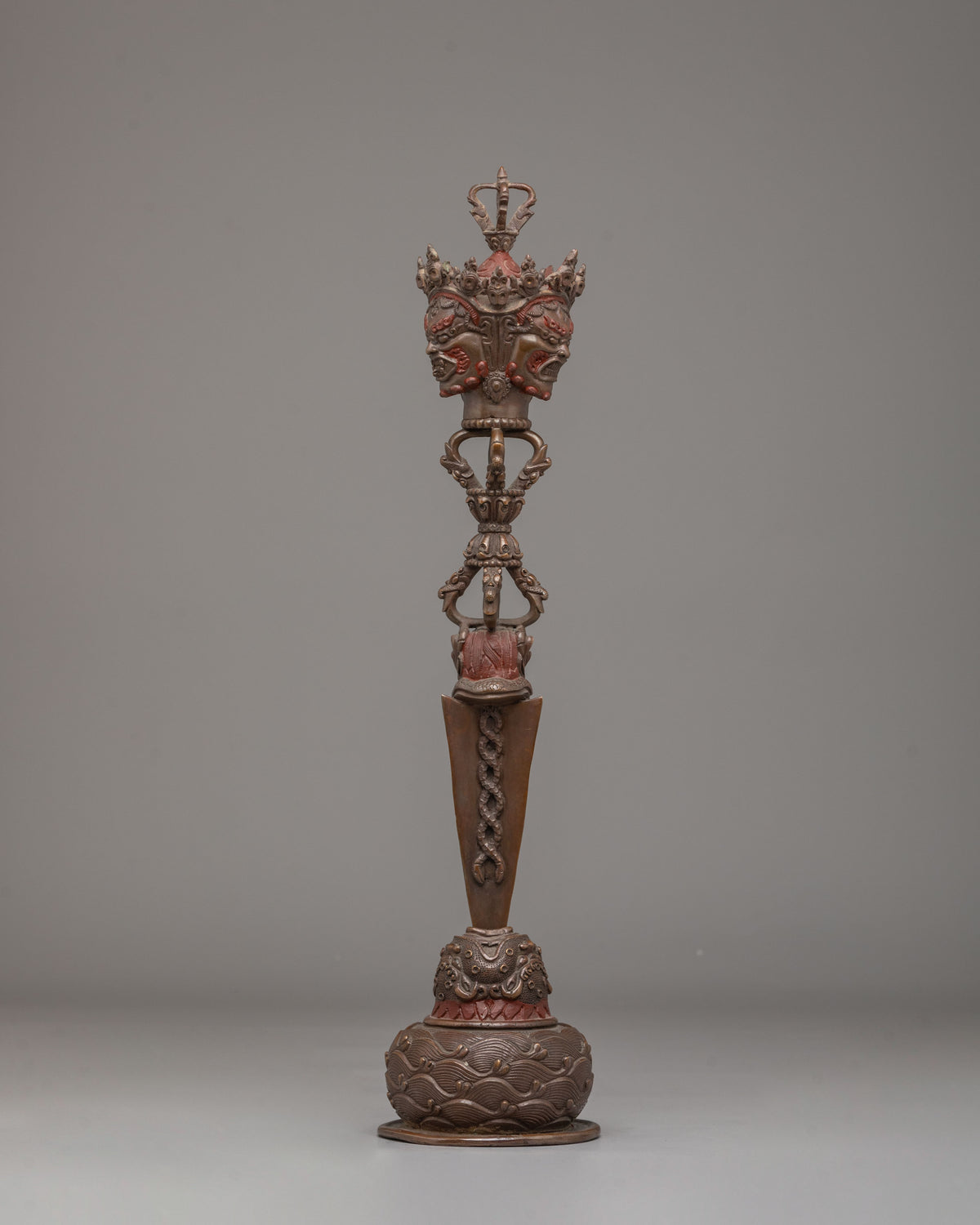 Himalayan Buddhist Ritual Phurba | Tibetan Dagger for Spiritual Protection