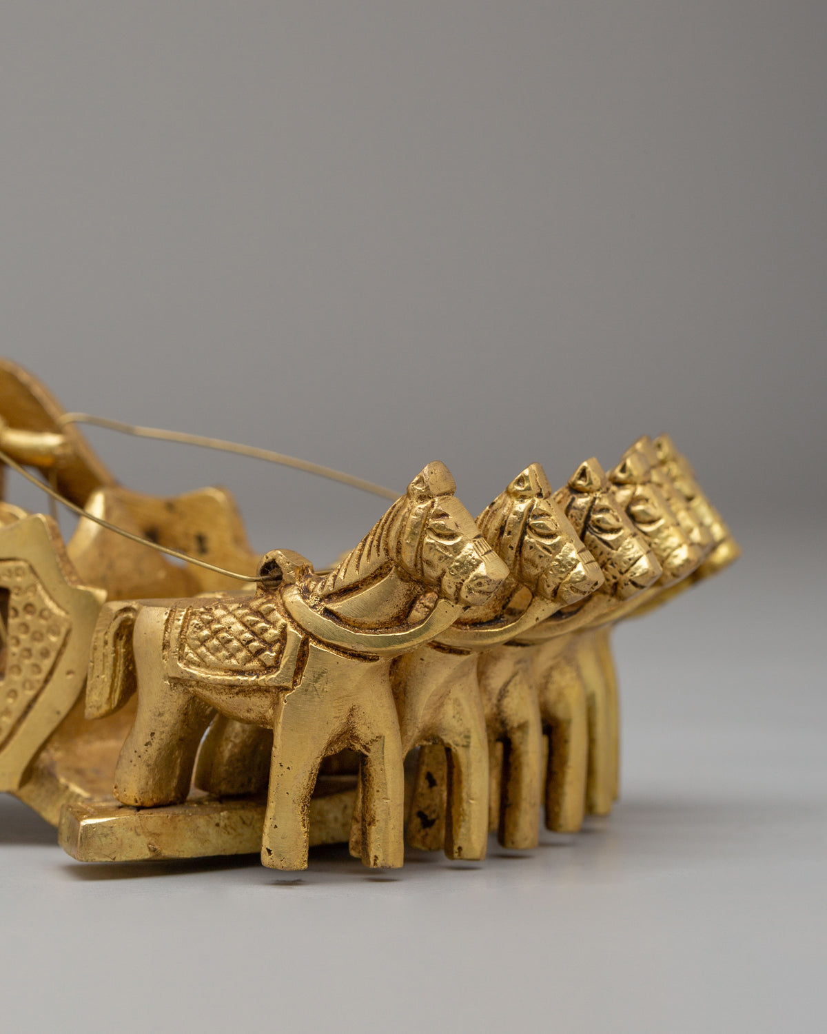Sacred Surya Dev Rath Sculpture | Divine Vehicle of Sun God Surya Dev