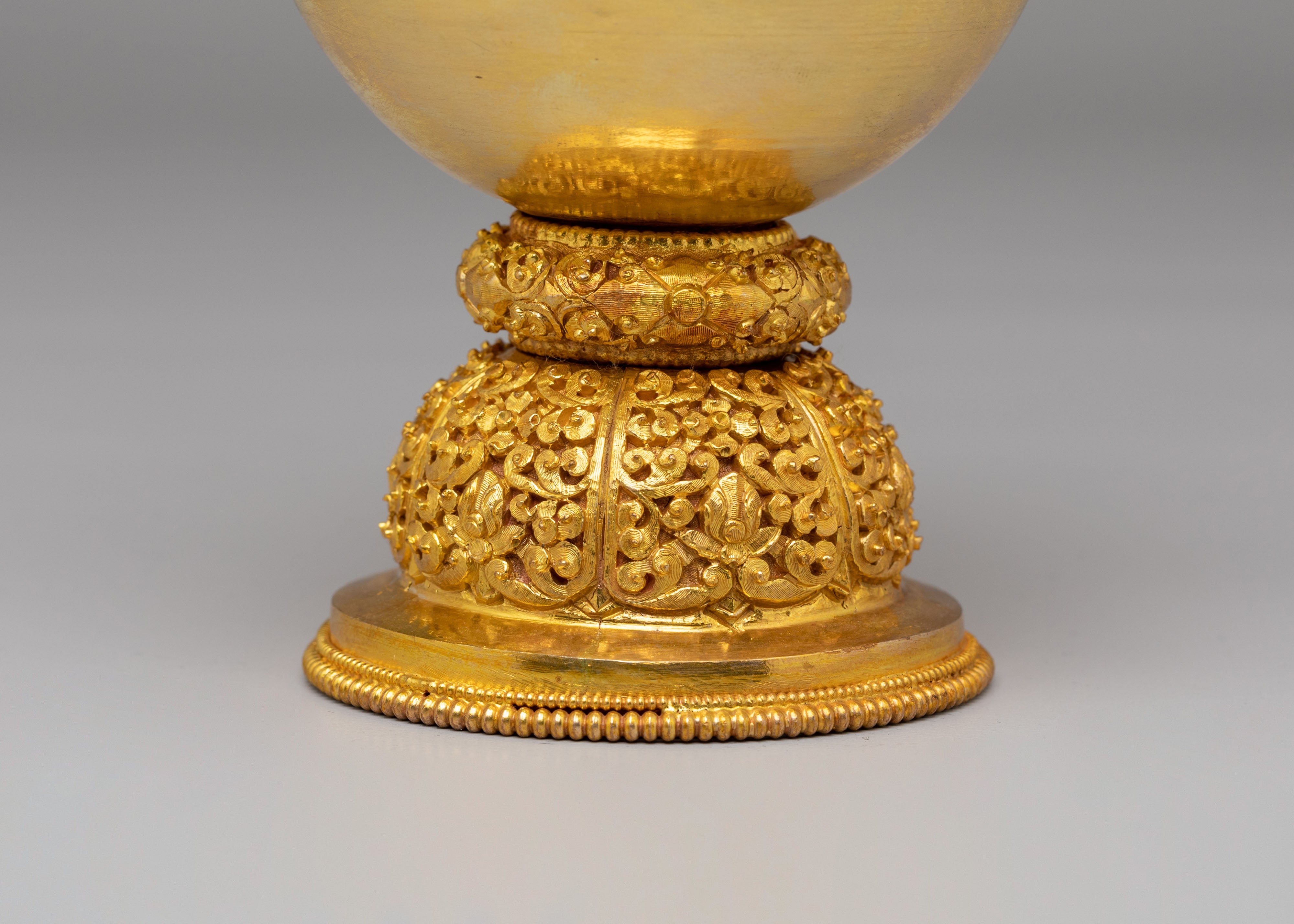 Sacred Ritual Bhumba | Gold Plated Tibetan Bhumba