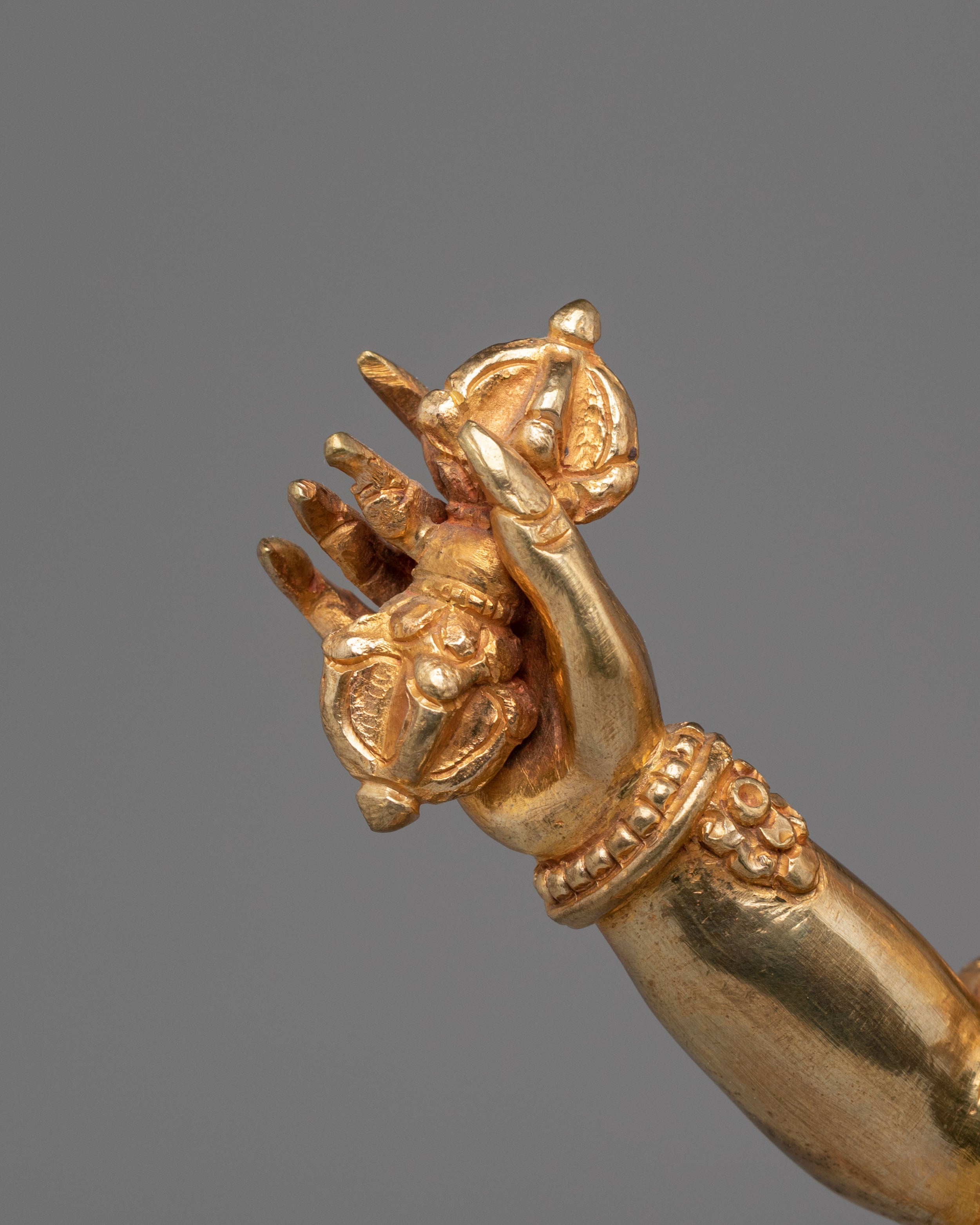 Wrathful Vajrapani Deity Statue | Traditional Tibetan Artwork