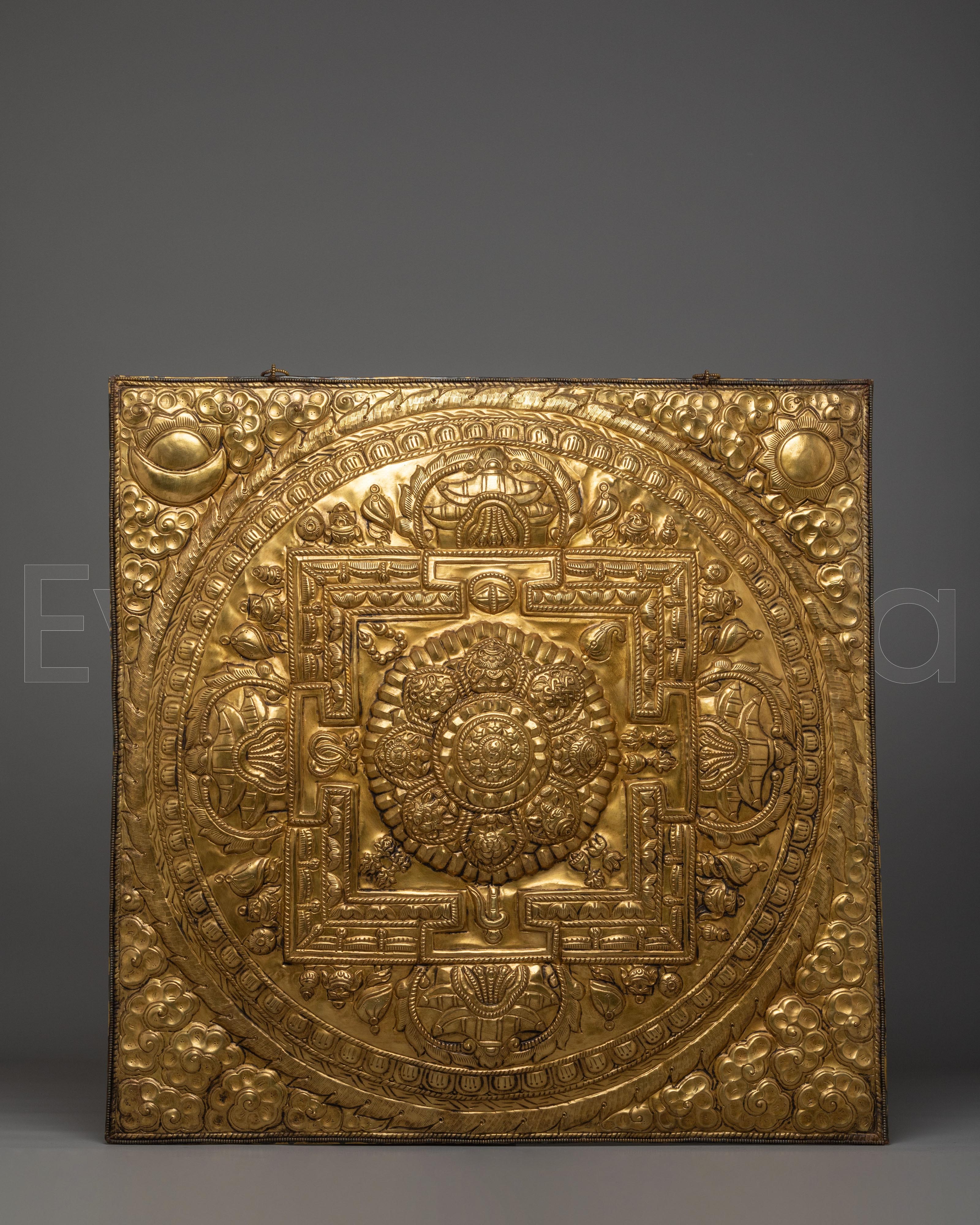 Astamangala Wall Hanging | Traditional Buddhist Sacred Decor