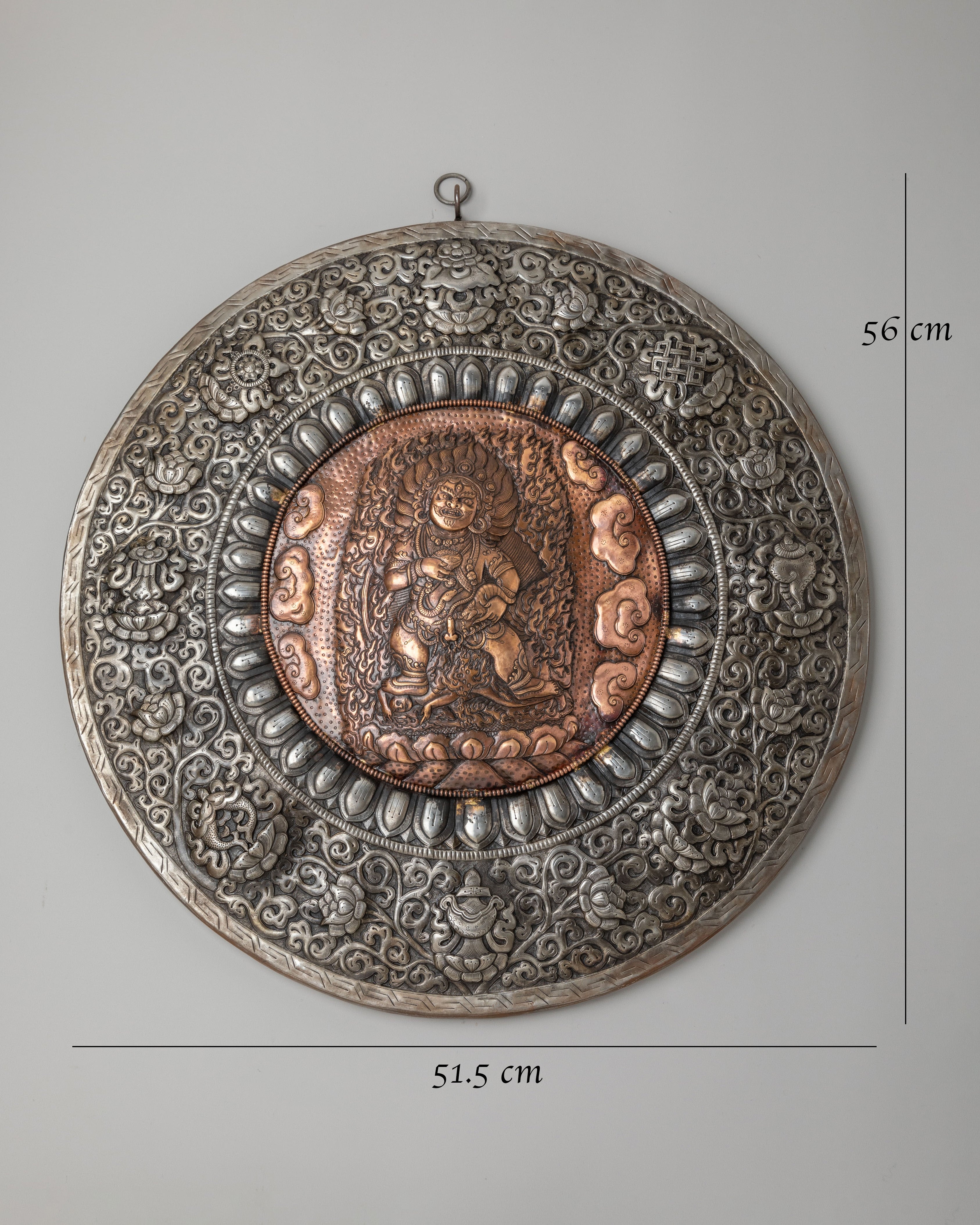 Handcrafted Black Dzambhala Wall Hanging | Symbol of Prosperity