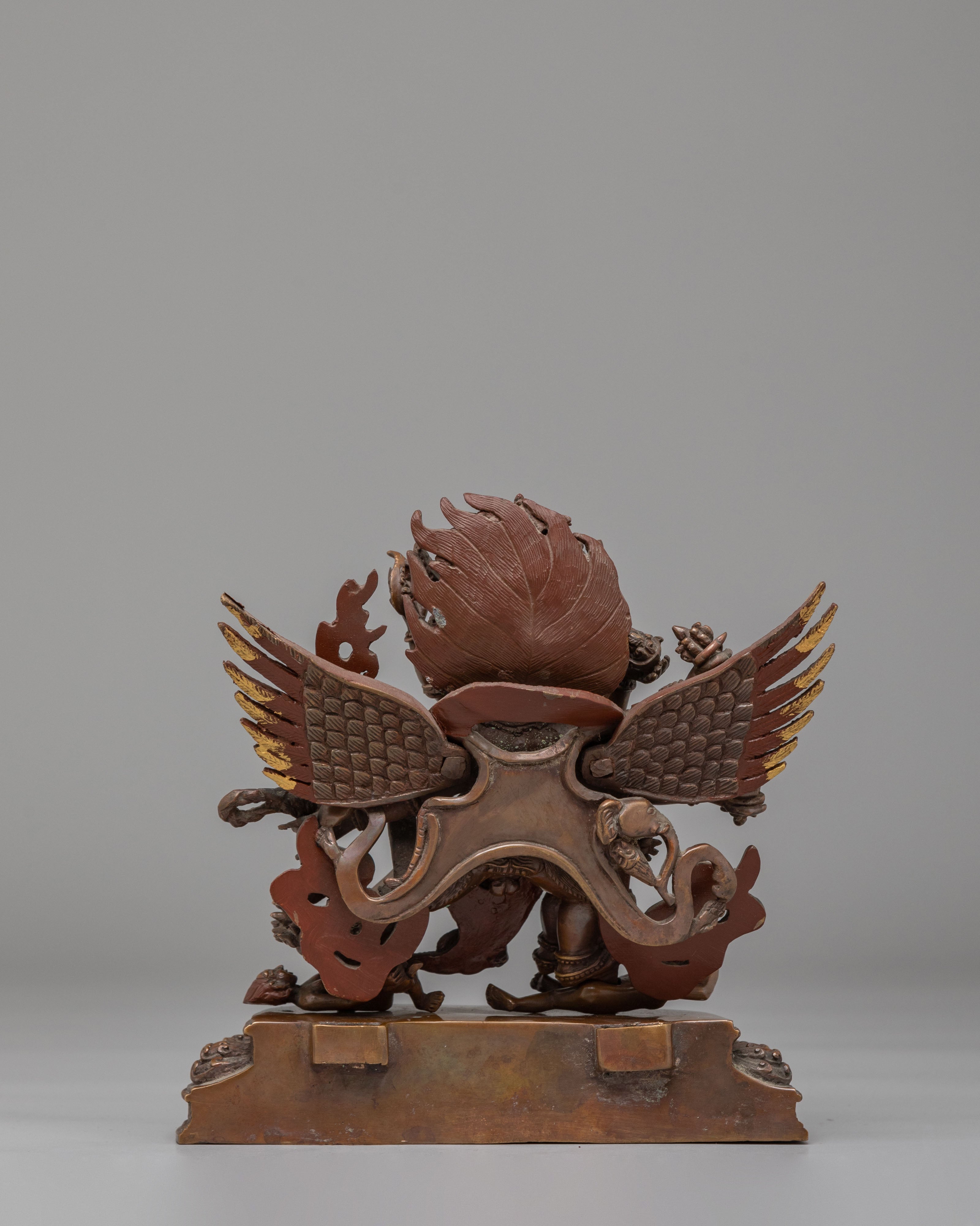 Vajrakilaya with Consort Statue | Oxidized Copper Body
