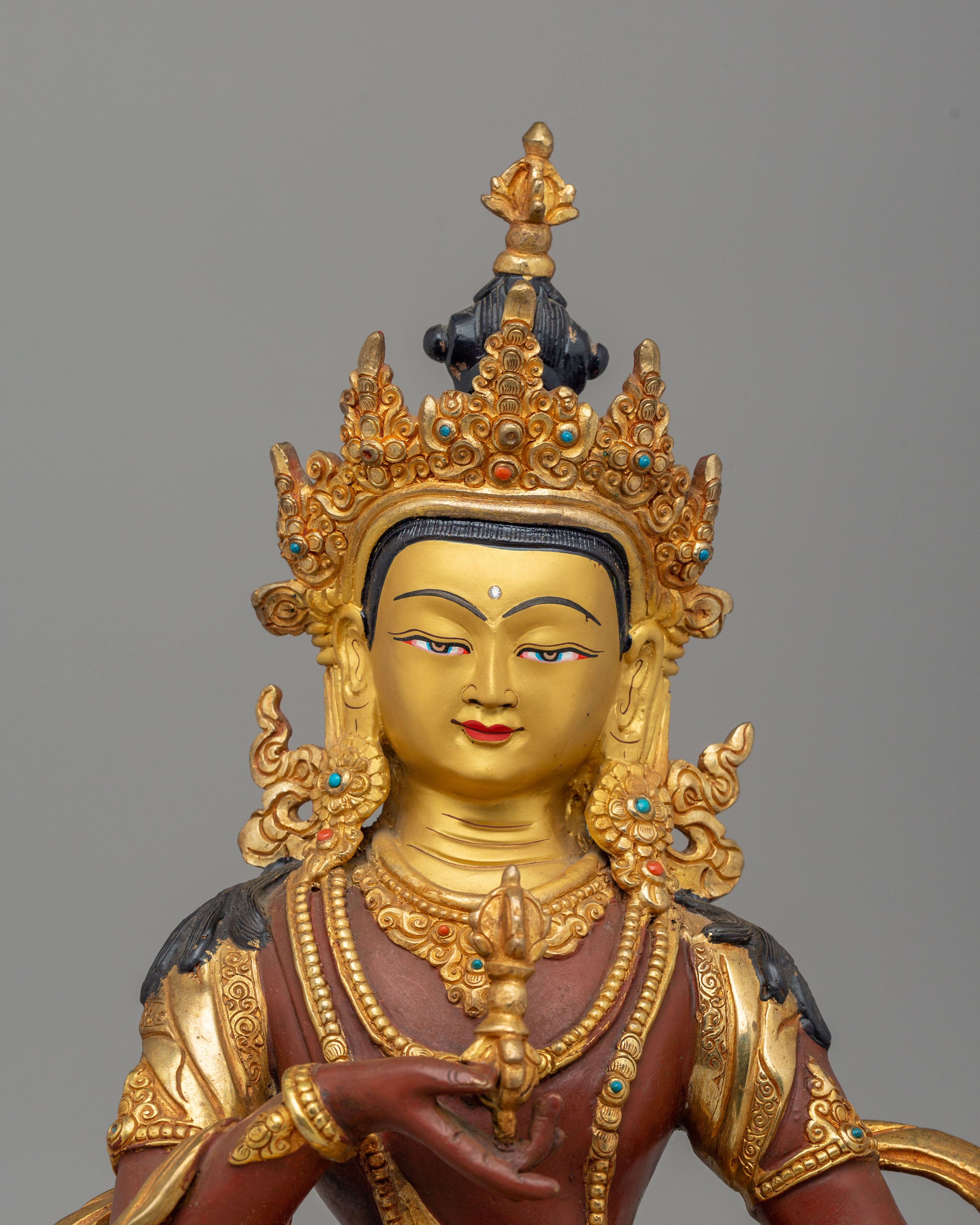 Handmade Purification Deity Vajrasattva Statue | Spiritual Meditation Decor