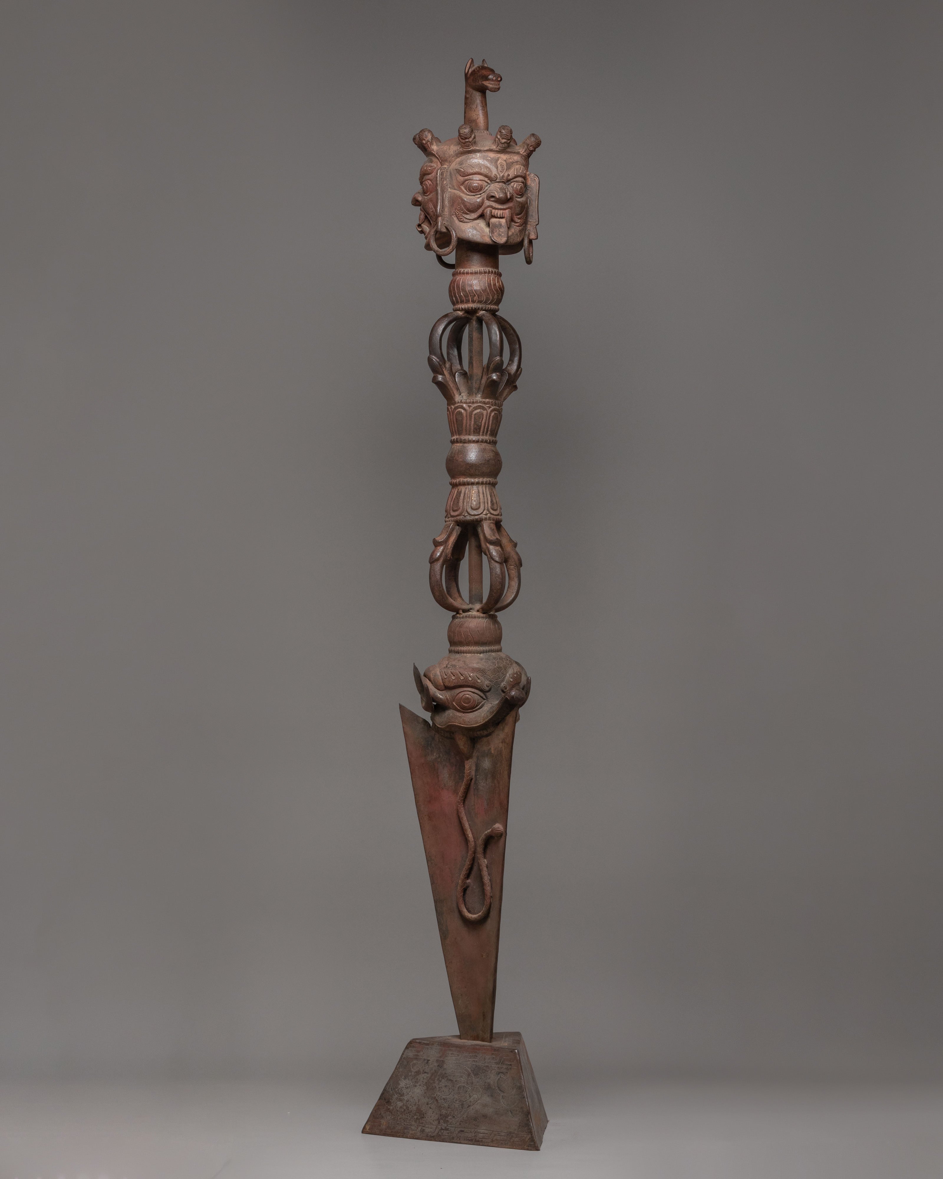 Buddhist Altar Ritual Phurba | Tibetan Ritual Tool for Protection