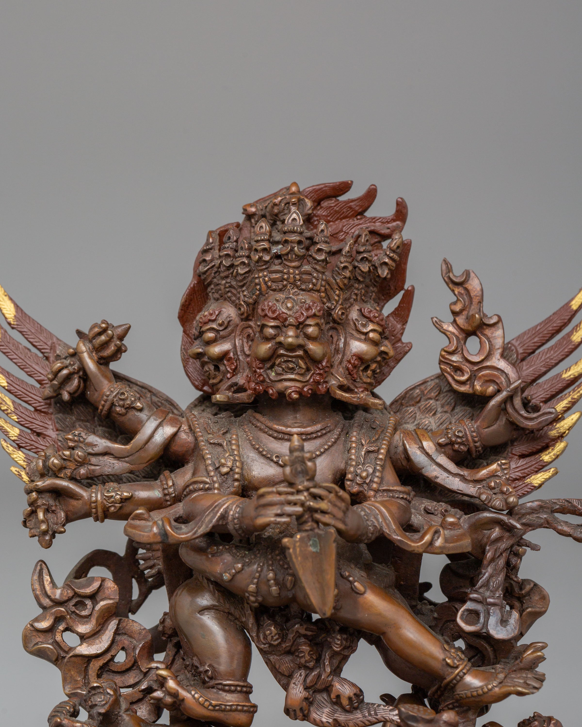 Himalayan Vajrakilaya Statue | Sacred Buddhist Sculpture