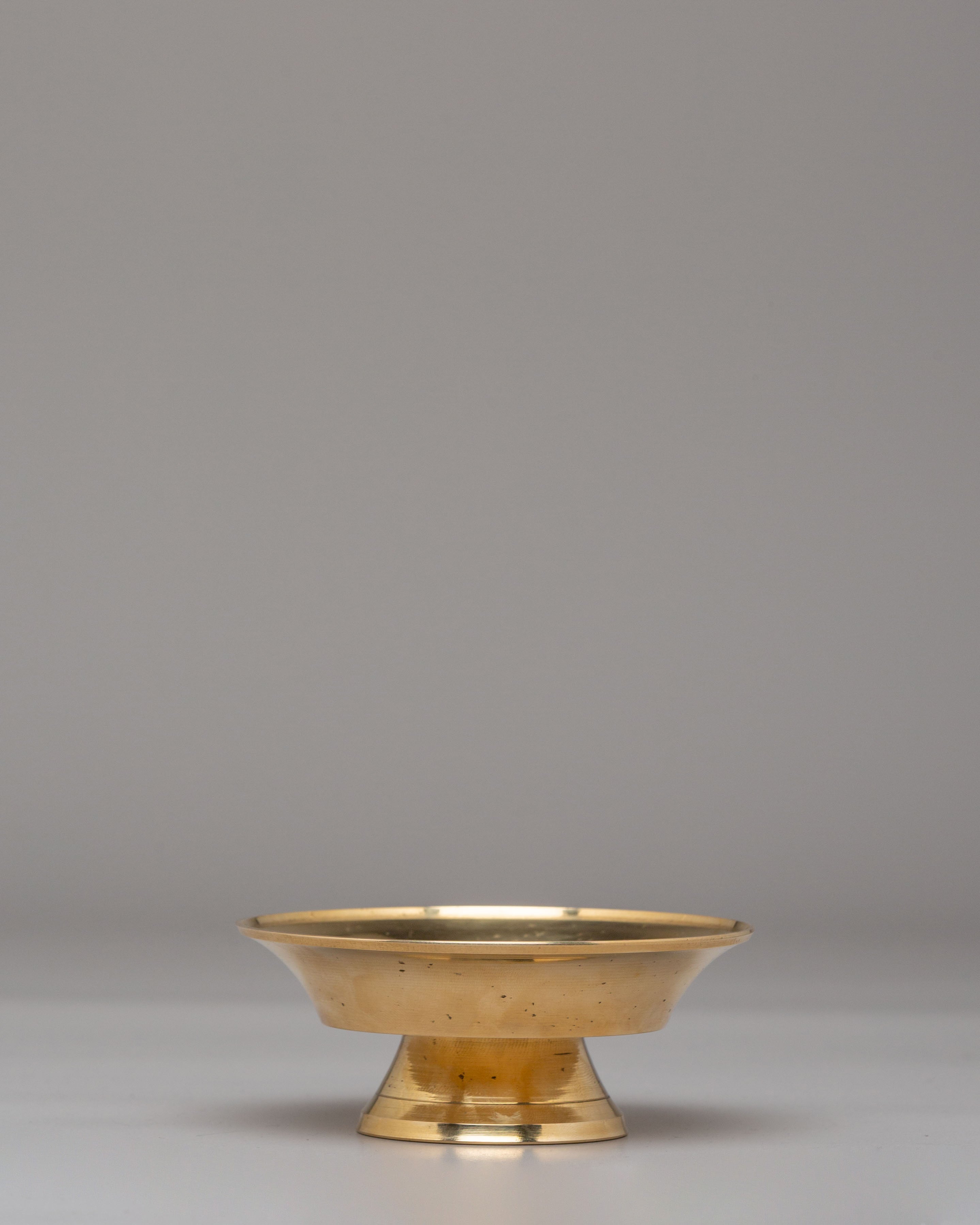 Buddhist Ritual Serkyem Vessel Set | Tibetan Brass Offering Set