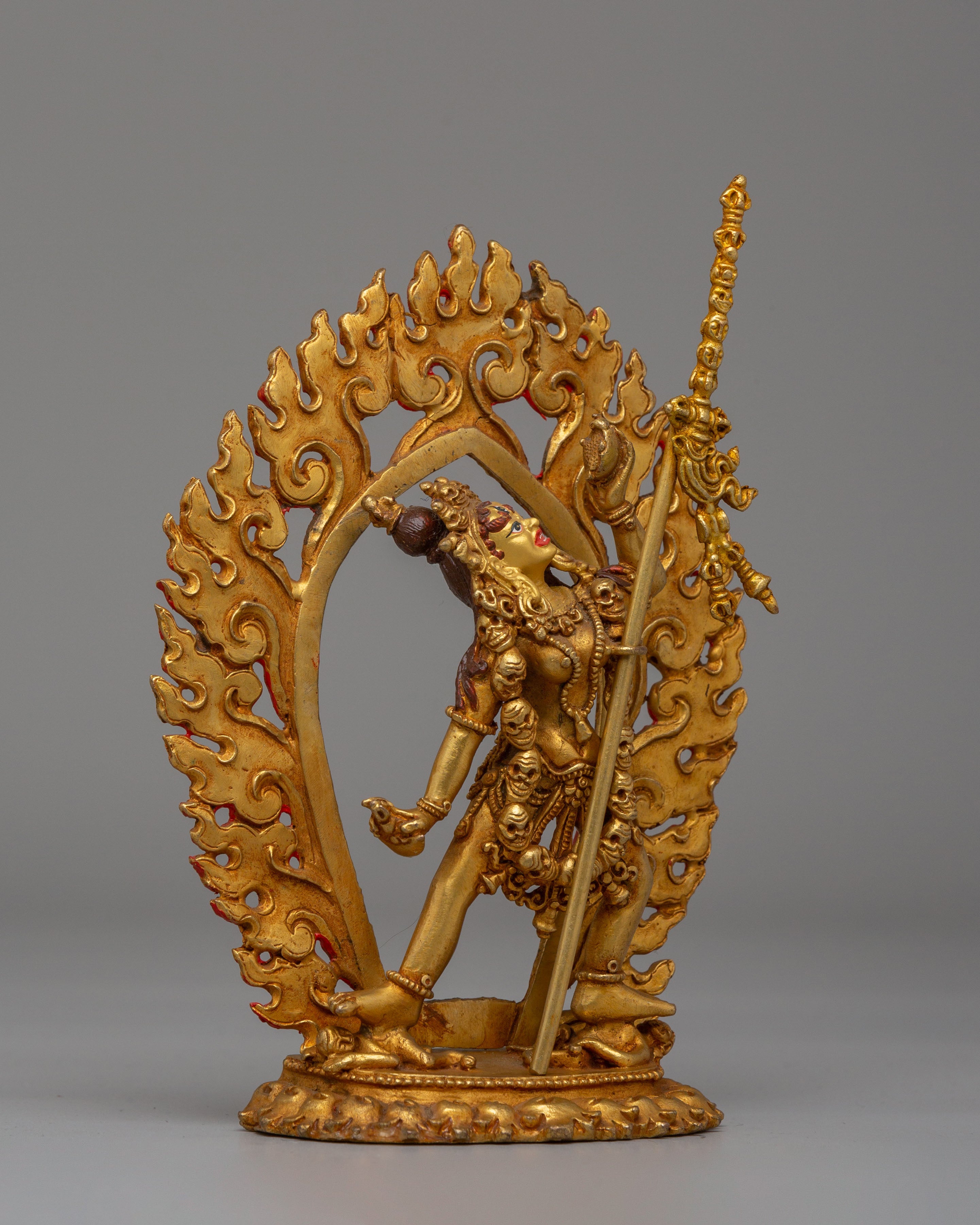 Vajrayogini Wrathful Goddess Statue | Tibetan Tantric Deity Figurine