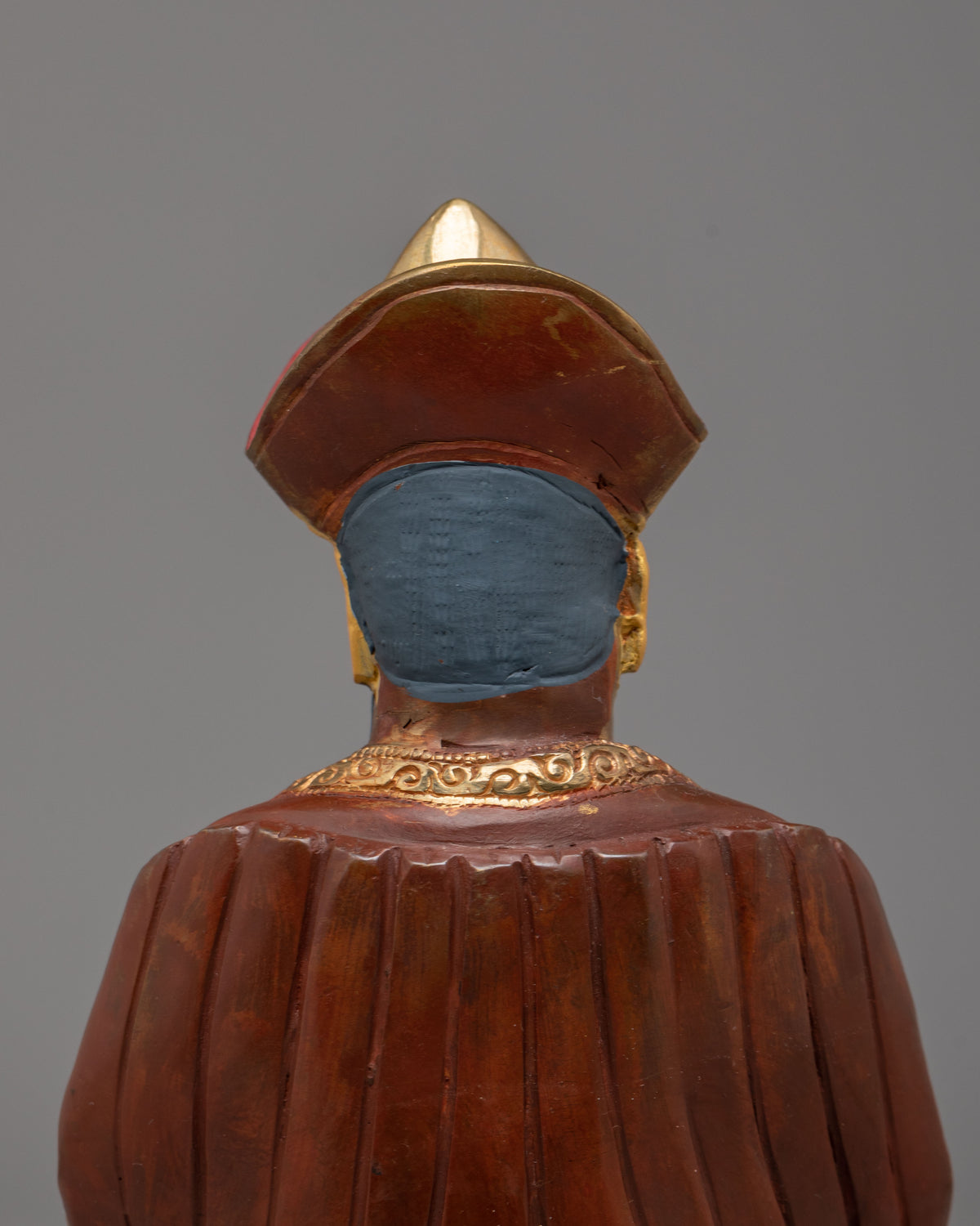 Tibetan Sacred Guru Shapdum Statue | Handcrafted Copper Art