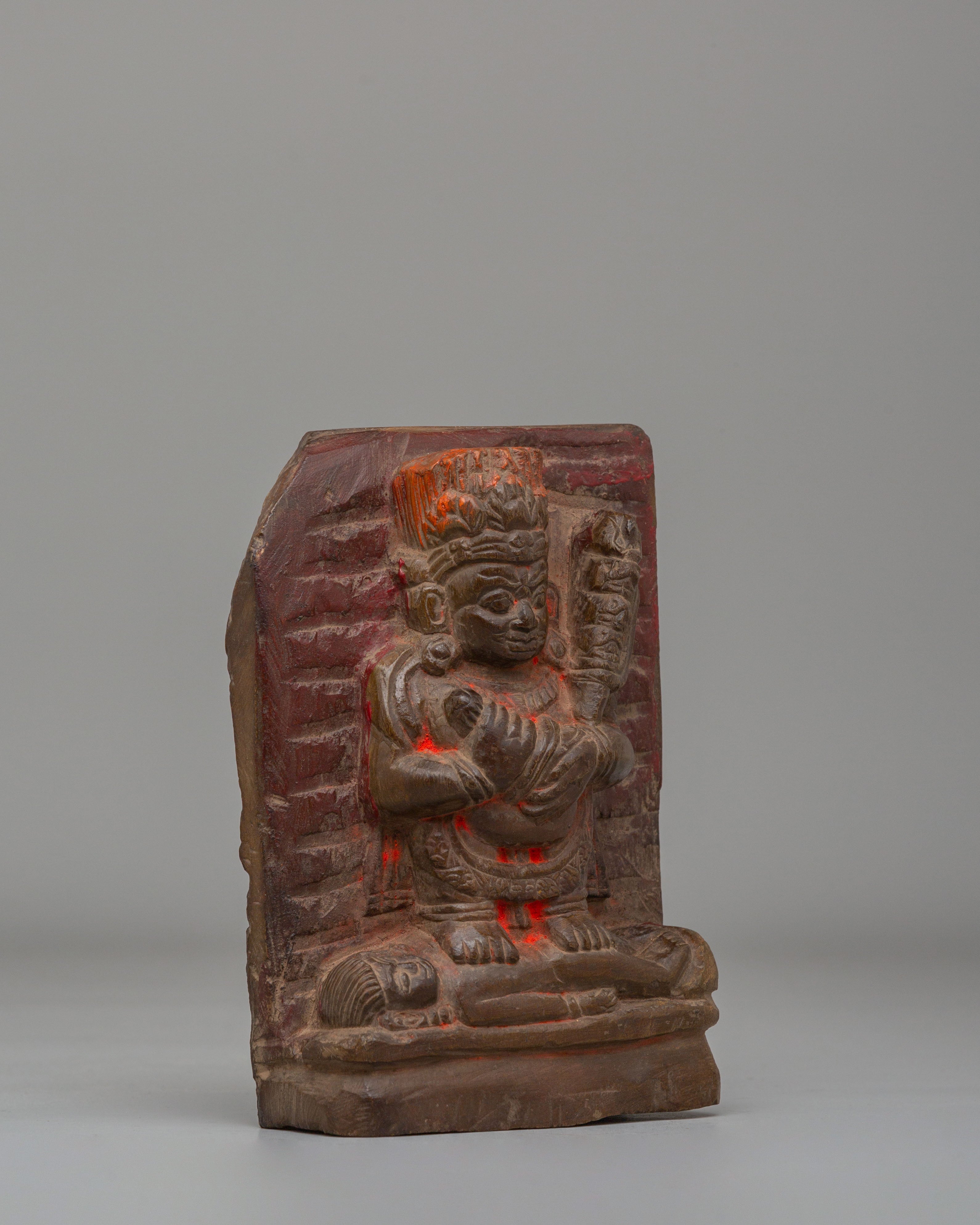 Sacred Mahakala Guardian Figurine | Symbol of Protection