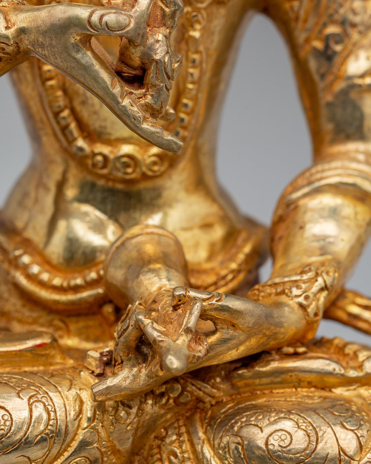 Vajrasattva Statue For Home Shrine | Tibetan Buddhist Deity Figurine