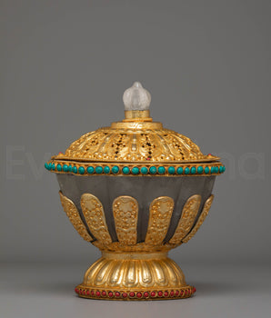 Spiritual Buddhist Dhupur Rice Pot