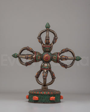 Buddhist Bishwo Vajra with Stand