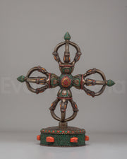 Buddhist Bishwo Vajra with Stand