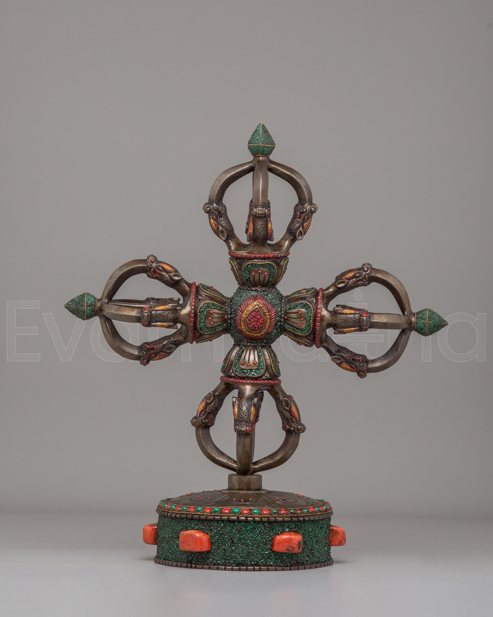 Buddhist Bishwo Vajra with Stand
