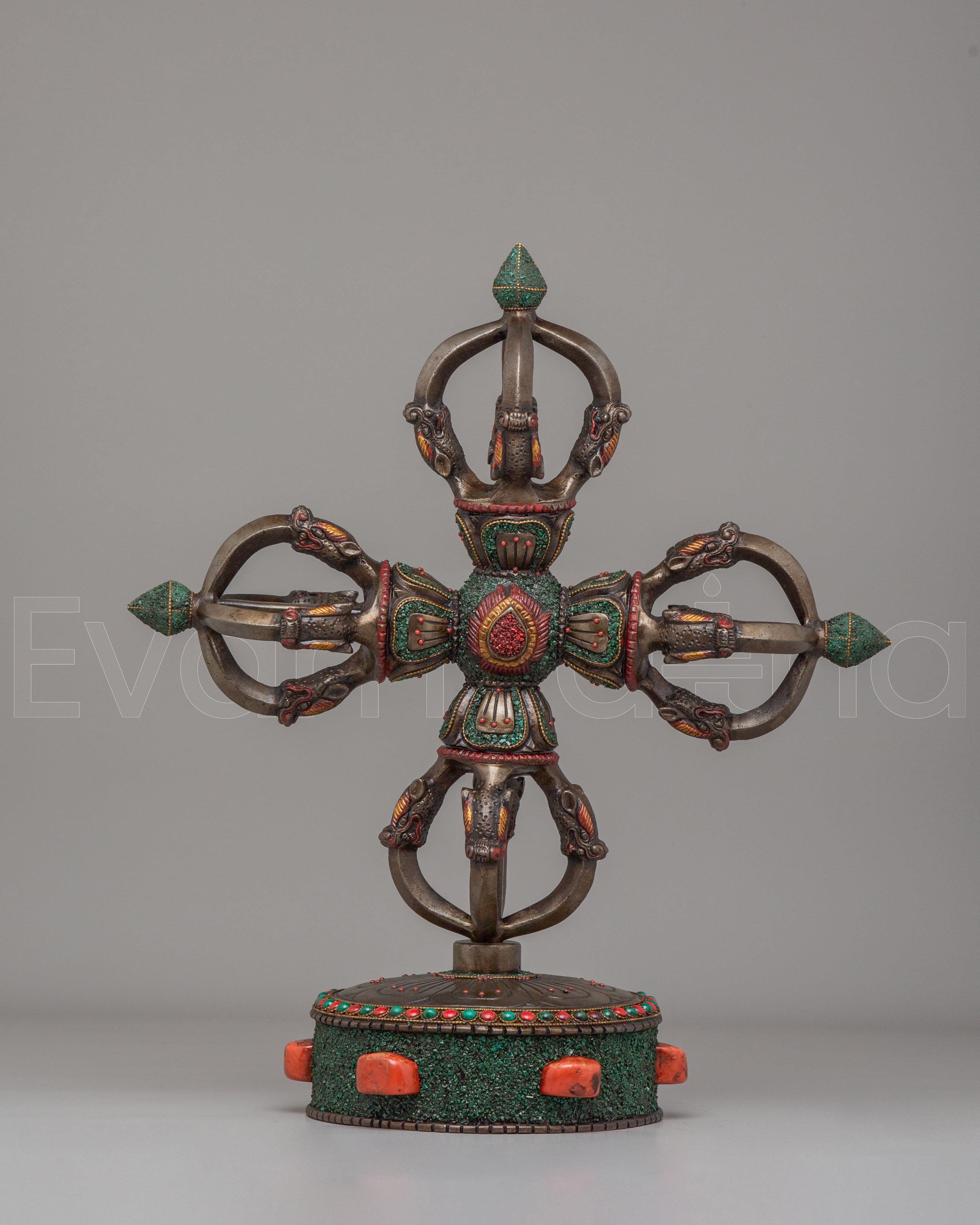 Buddhist Bishwo Vajra with Stand