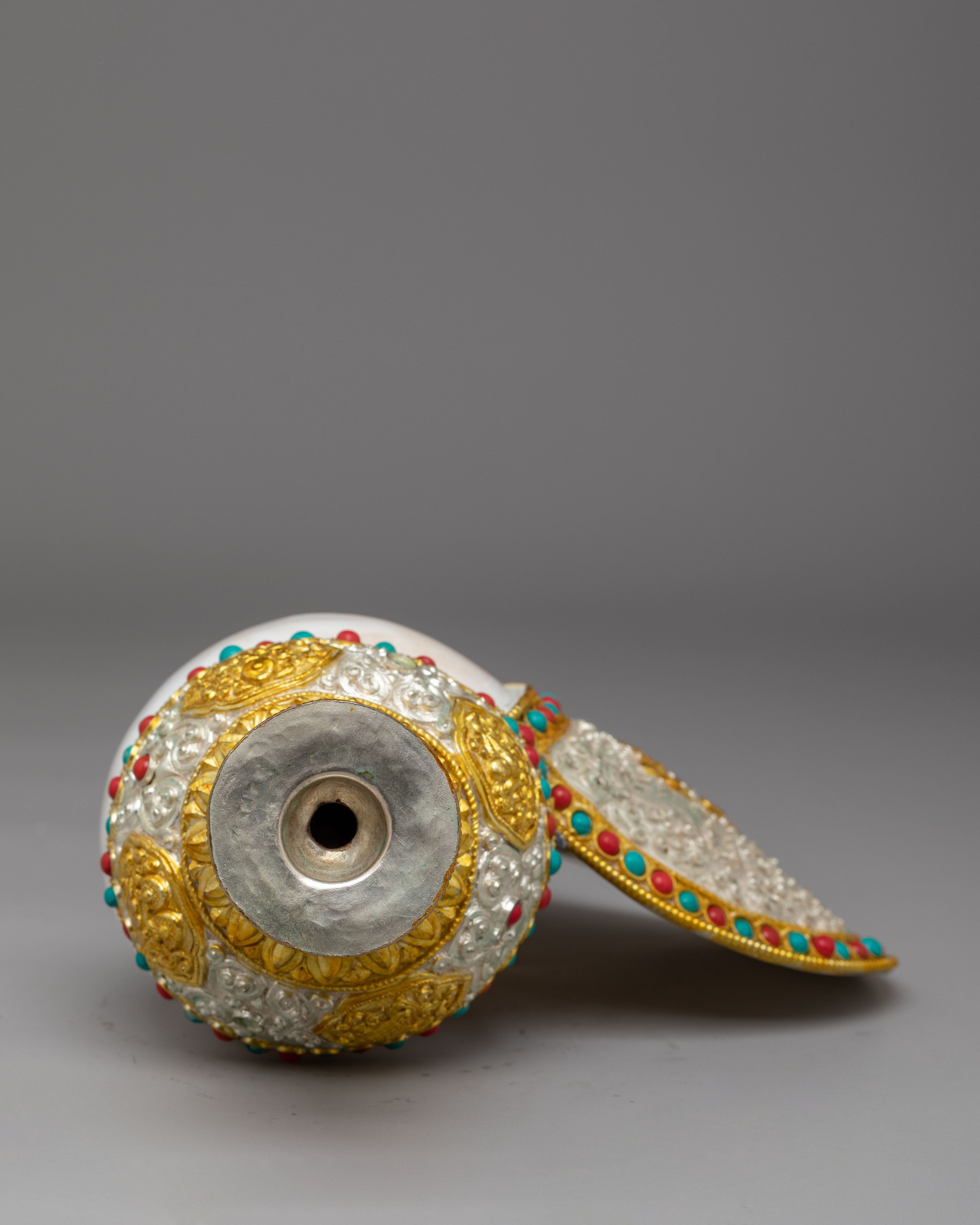 Handmade Conch for Ritual | Conch Shell for Puja