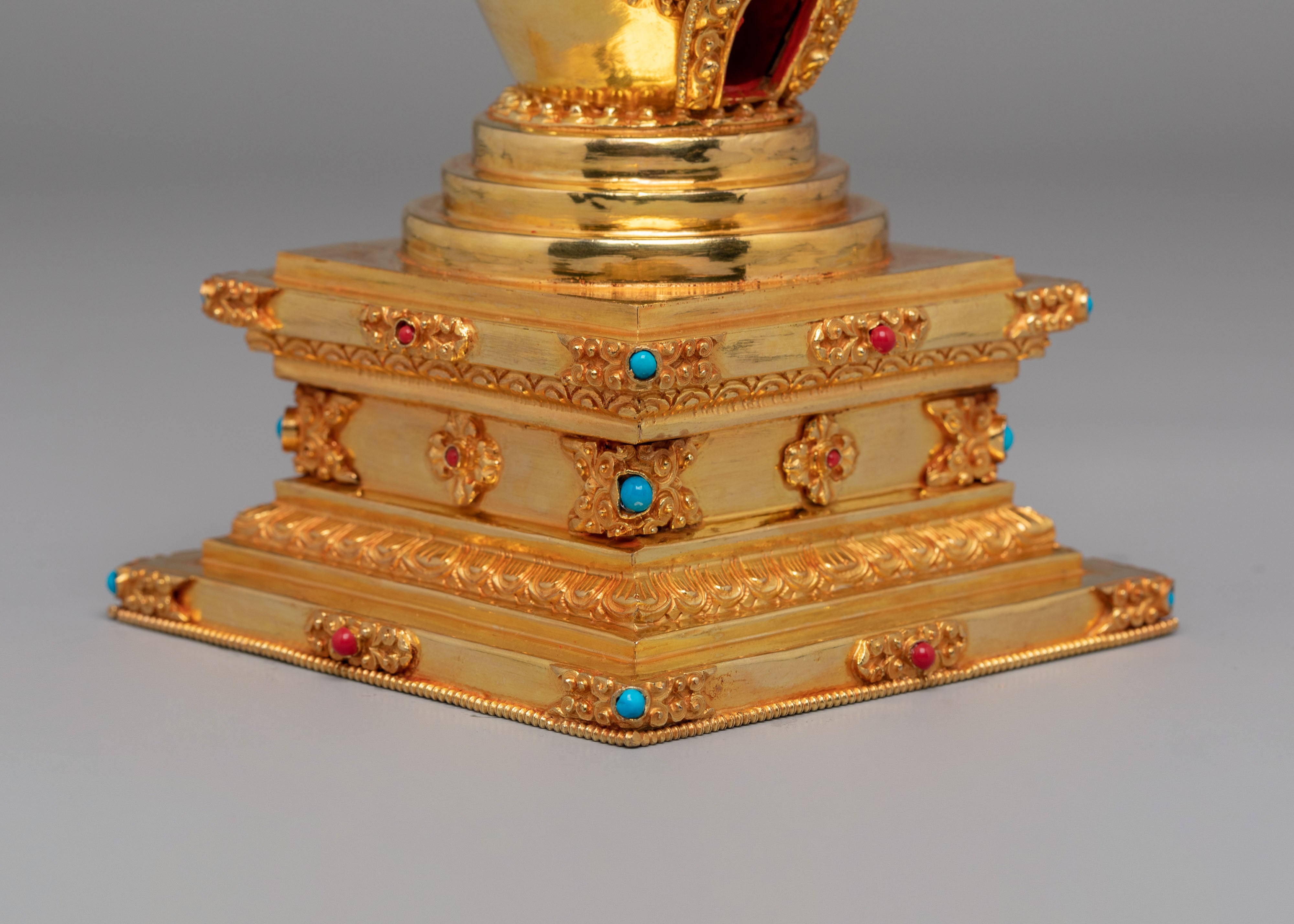 Handmade Stupa of Complete Victory | Symbol of Enlightenment