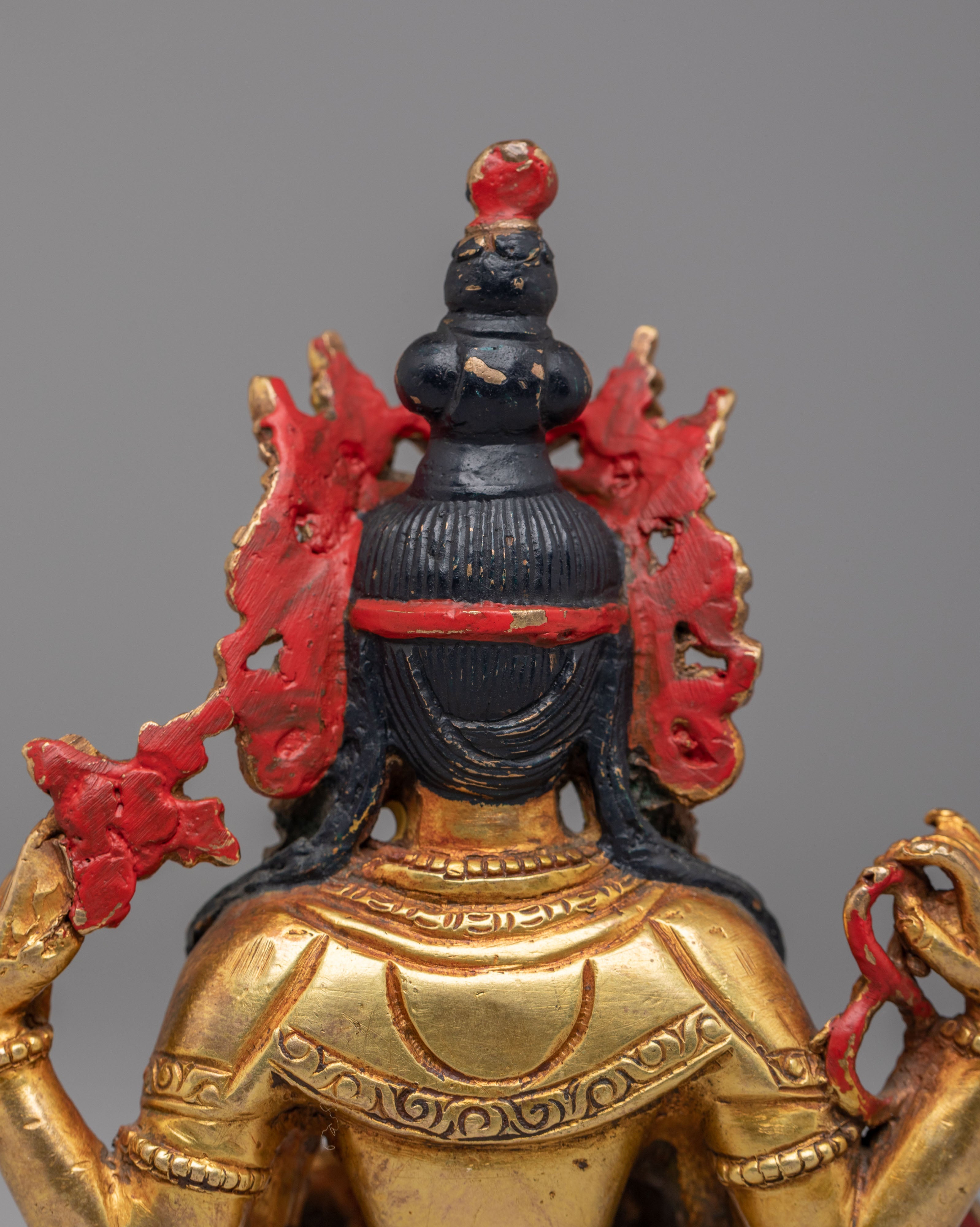 Handmade Compassion Chenrezig Statue | Traditional Tibetan Spiritual Art
