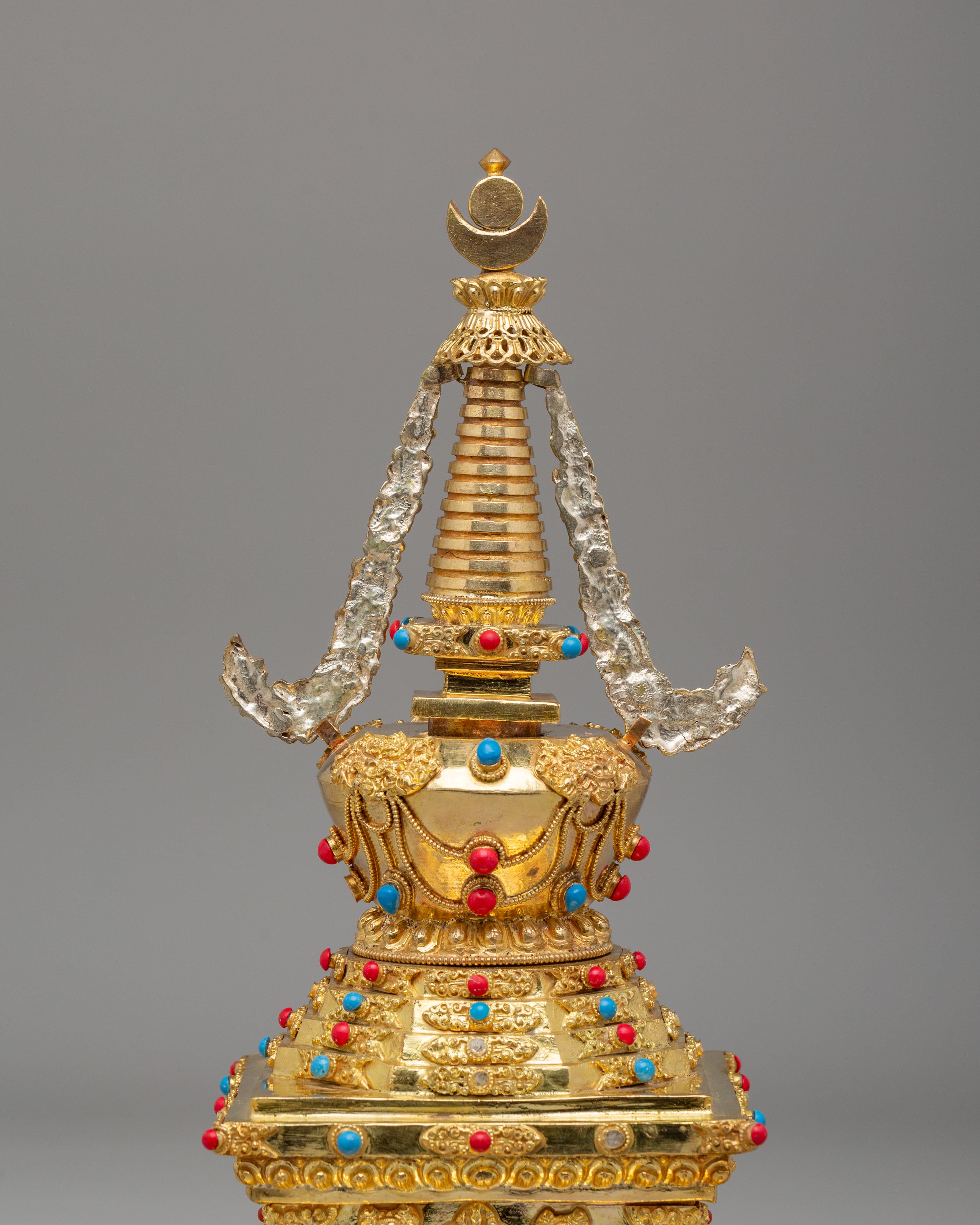 Handmade Altar Reconciliation Stupa | Buddhist Spiritual Decor